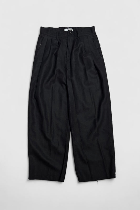 【Urig】ALPACA SAXONY SCHADEN 3TUCK PANTS