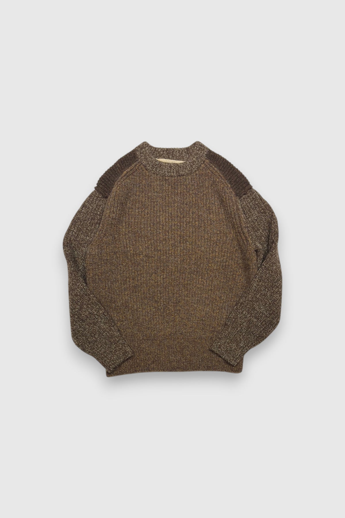 【Slopeslow】crew neck sweater(brown)