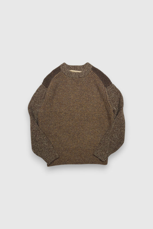 【Slopeslow】crew neck sweater(brown)