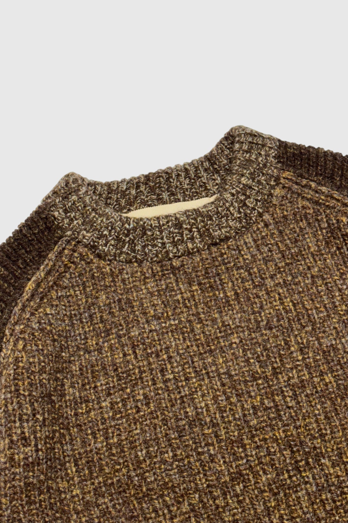【Slopeslow】crew neck sweater(brown)