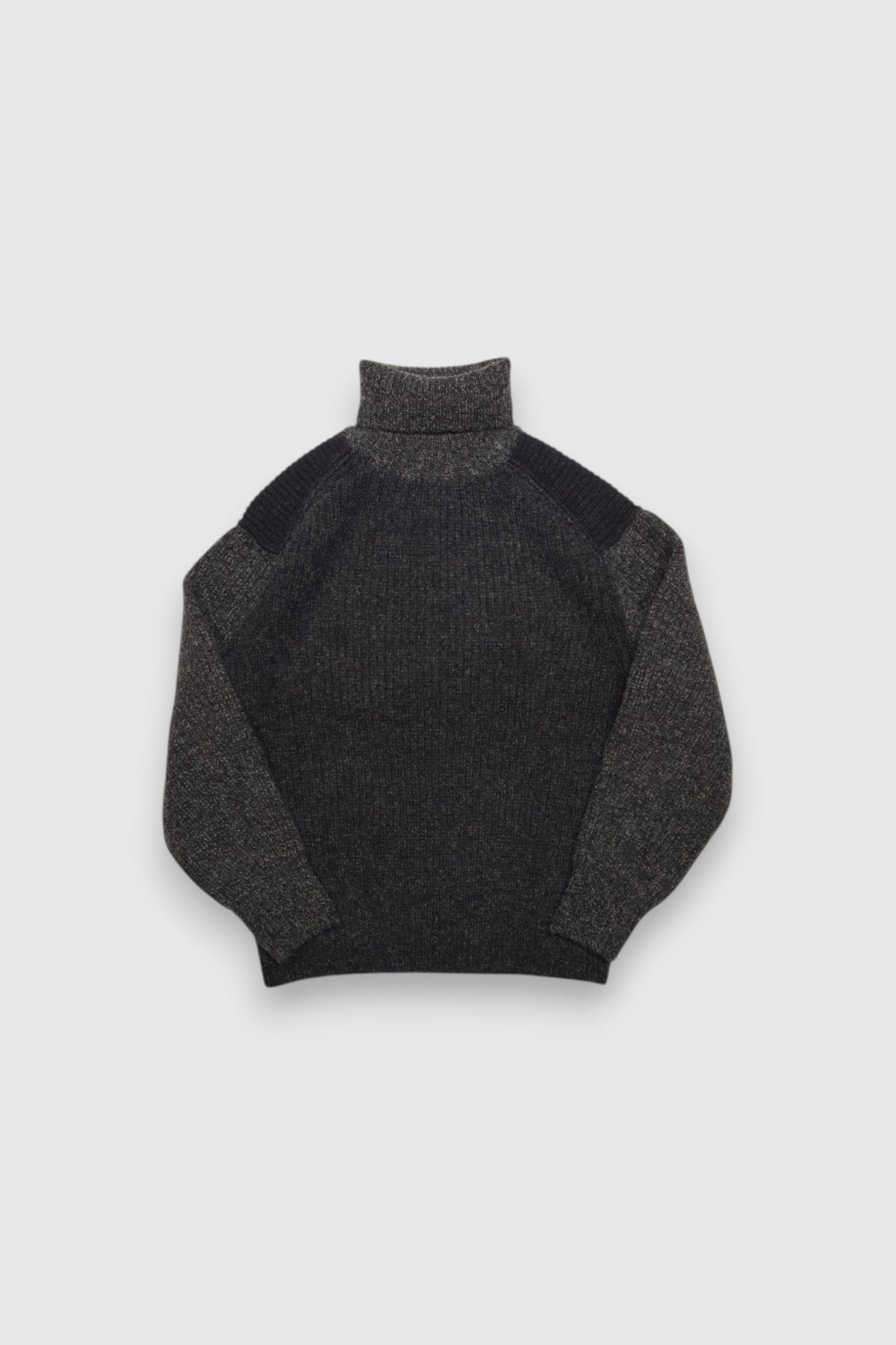 【Slopeslow】turtle neck sweater(charcoal)
