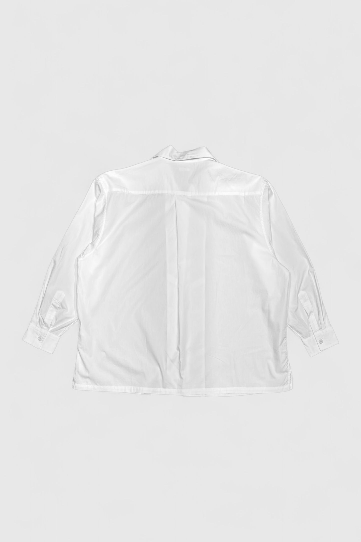 【SOWBOW】SOWBOW SHIRT -A (Wide Fit) BROAD WHITE