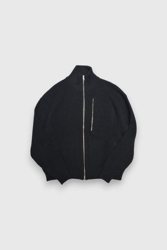 【LOYM】3POCKET DRIVERS KNIT(BLACK)