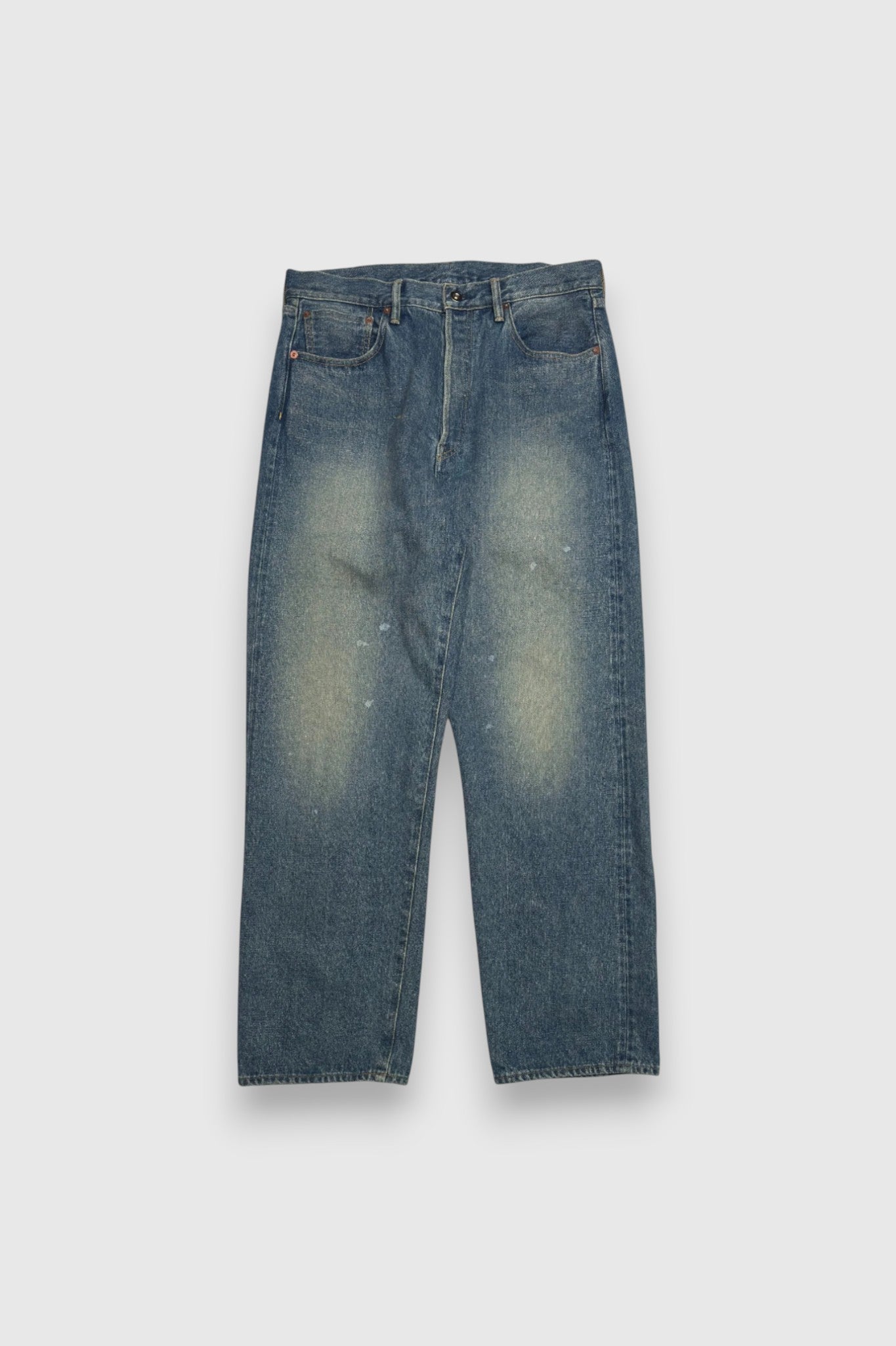 【YOKO SAKAMOTO】5POCKET STRAIGHT PANTS (FADE INDIGO)