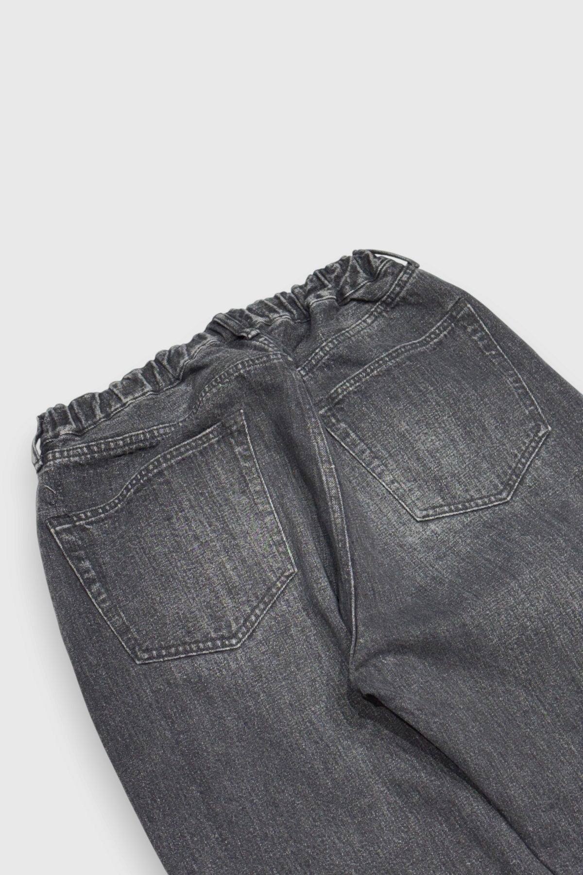 【YOKO SAKAMOTO】5POCKET EASY PANTS (FADE BLACK)