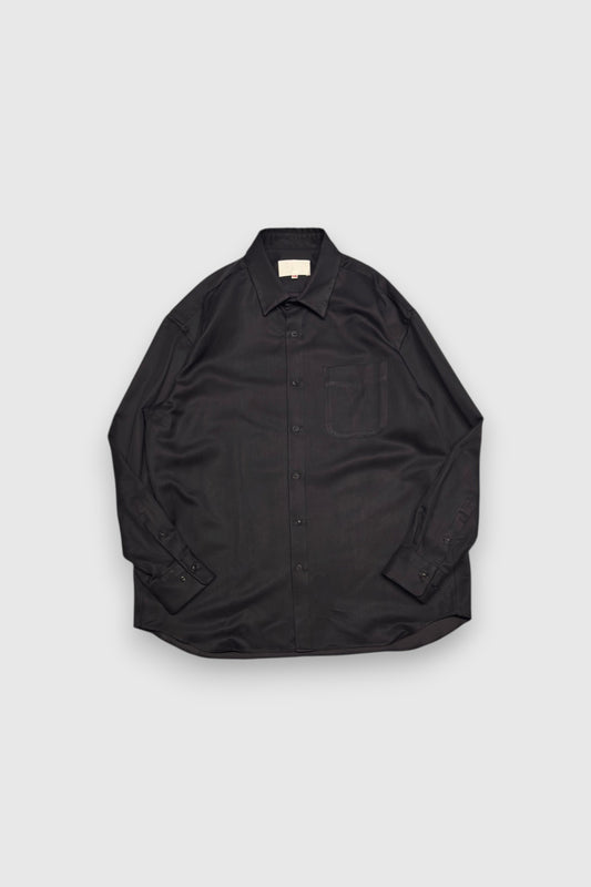 【YOKO SAKAMOTO】REGULAR COLLAR SHIRT(BROWN)