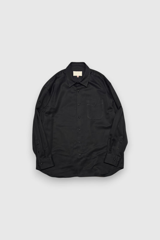 【YOKO SAKAMOTO】REGULAR COLLAR SHIRT(BLACK)