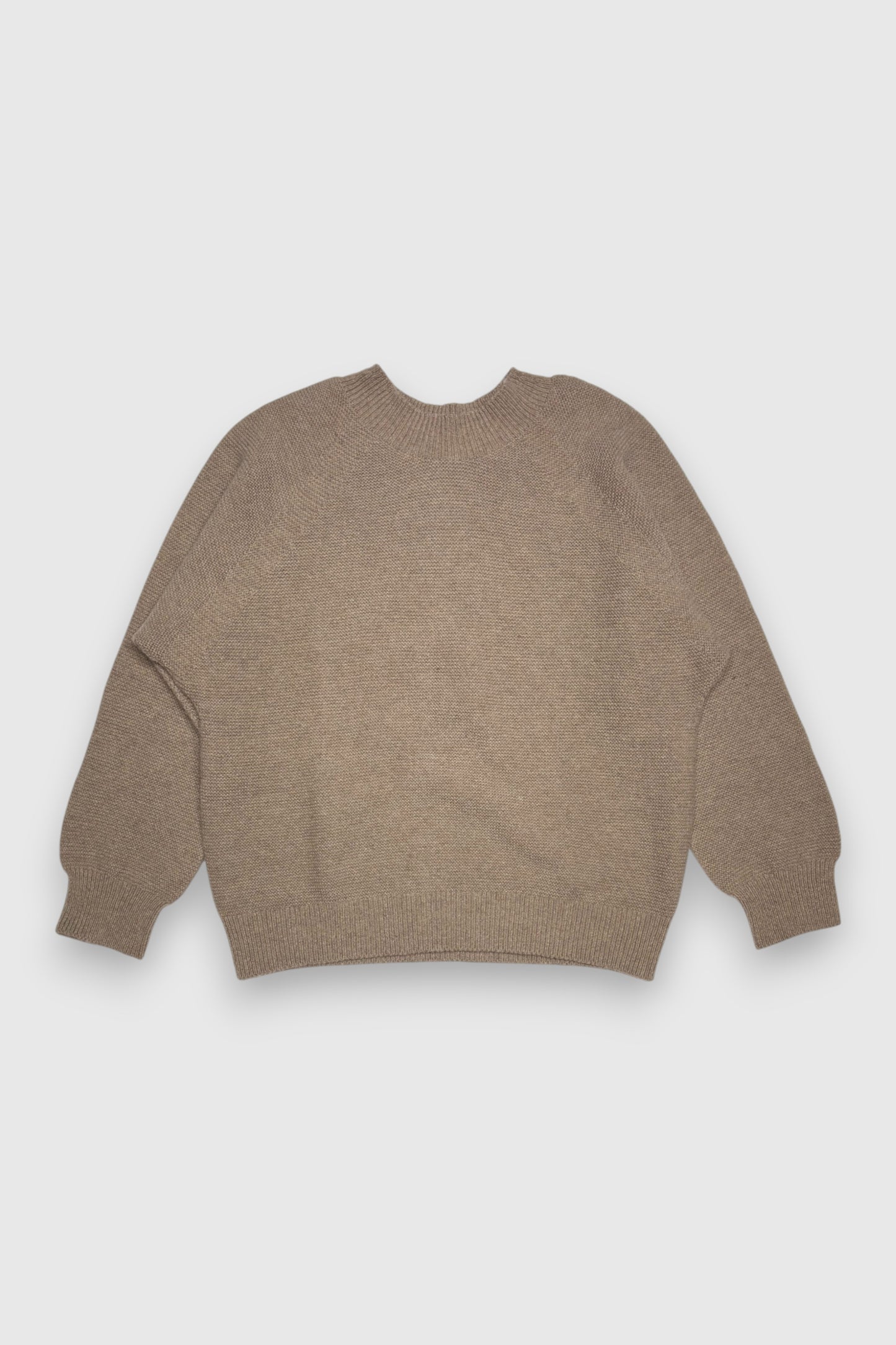 【MITTAN】アルパカウールセーター　薄茶