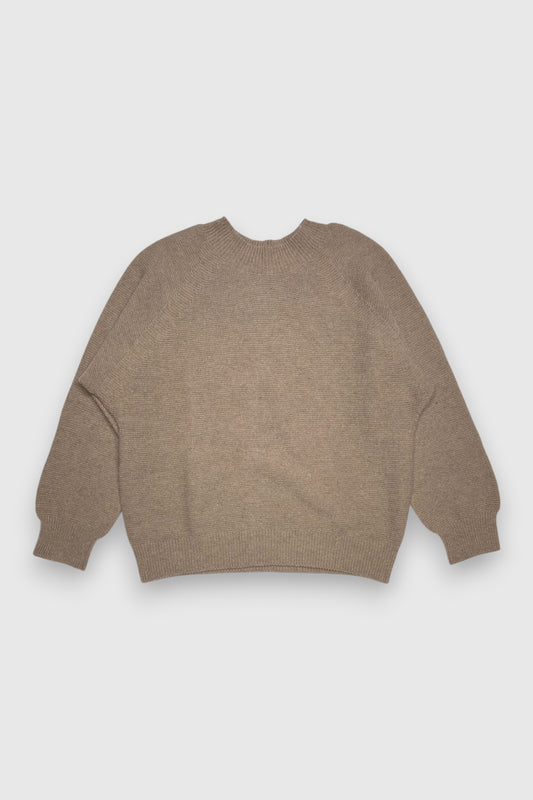 【MITTAN】アルパカウールセーター　薄茶