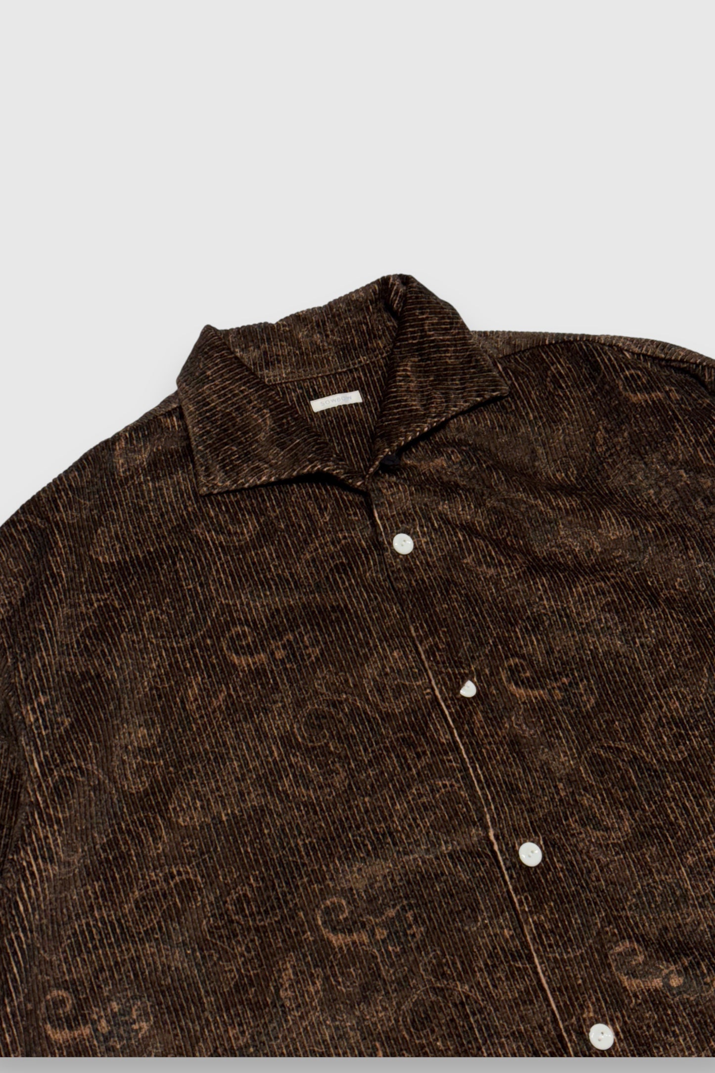 【SOWBOW】SOWBOW SHIRT -A (Wide Fit) PAISLEY CORD
