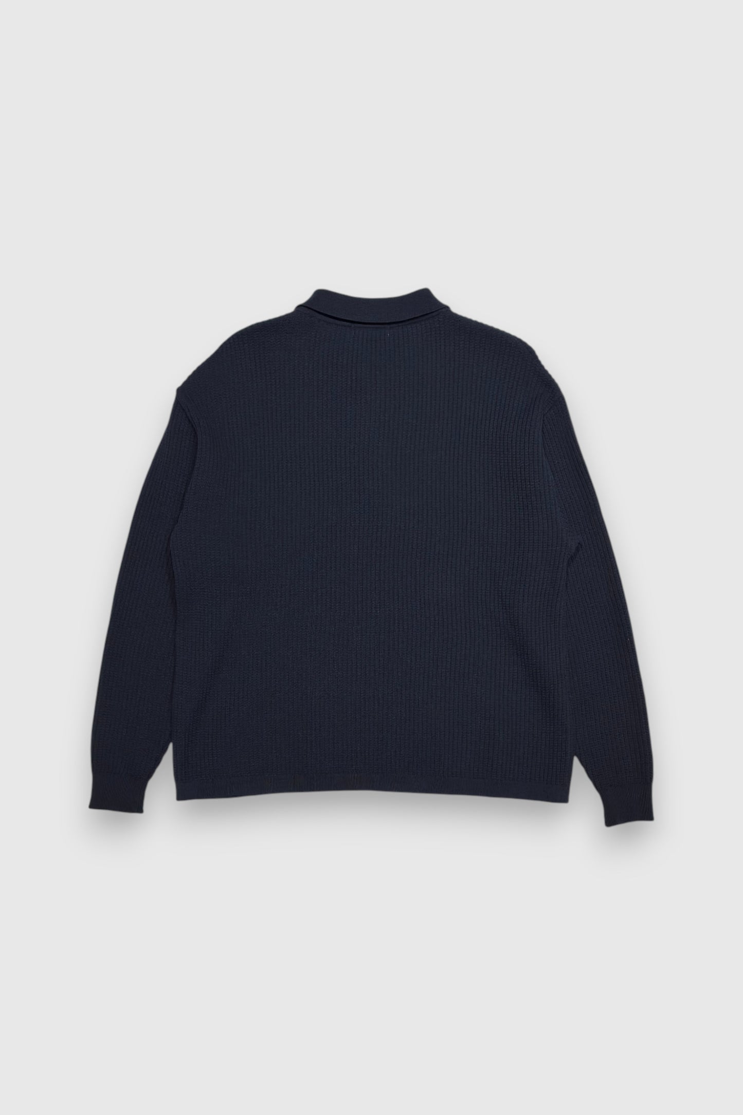 【LOYM】KNIT POLO DARK NAVY