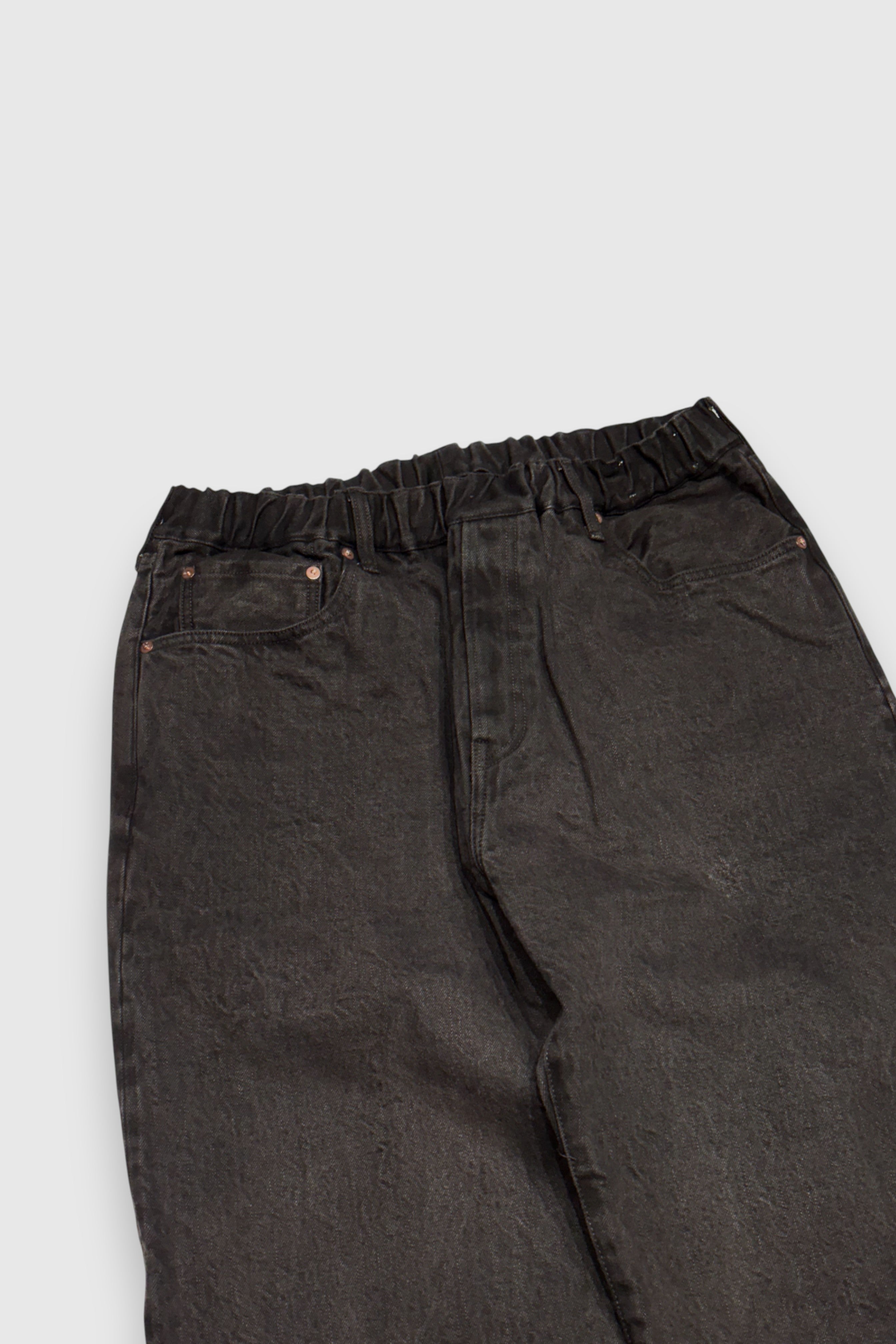 ぬこページ 5POCKET EASY PANTS – RAW DENIM – YELLOW OCHRE | FUDGE UP NOTHING