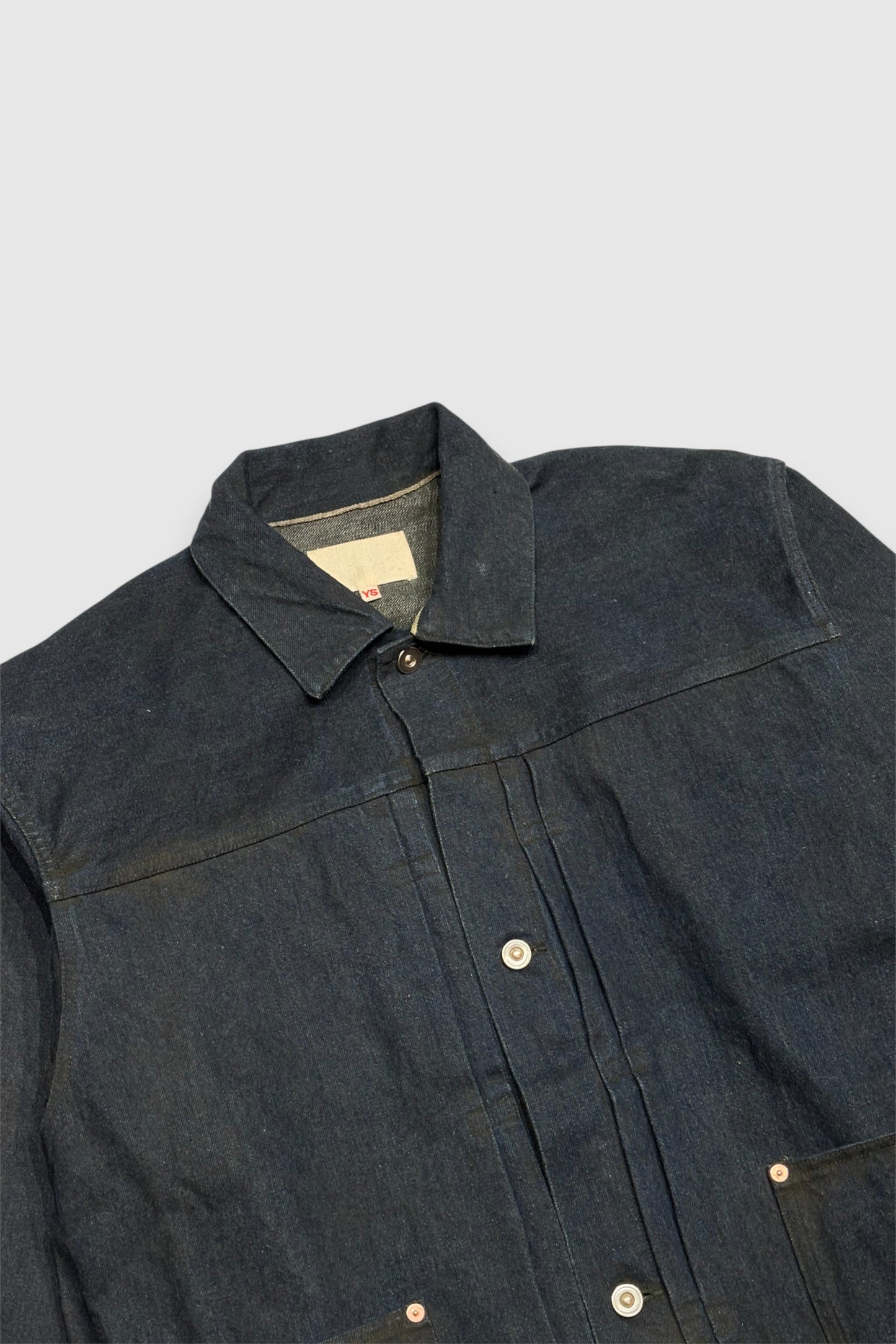 【YOKO SAKAMOTO】PLEATS JACKET ( YELLOW OCHRE )