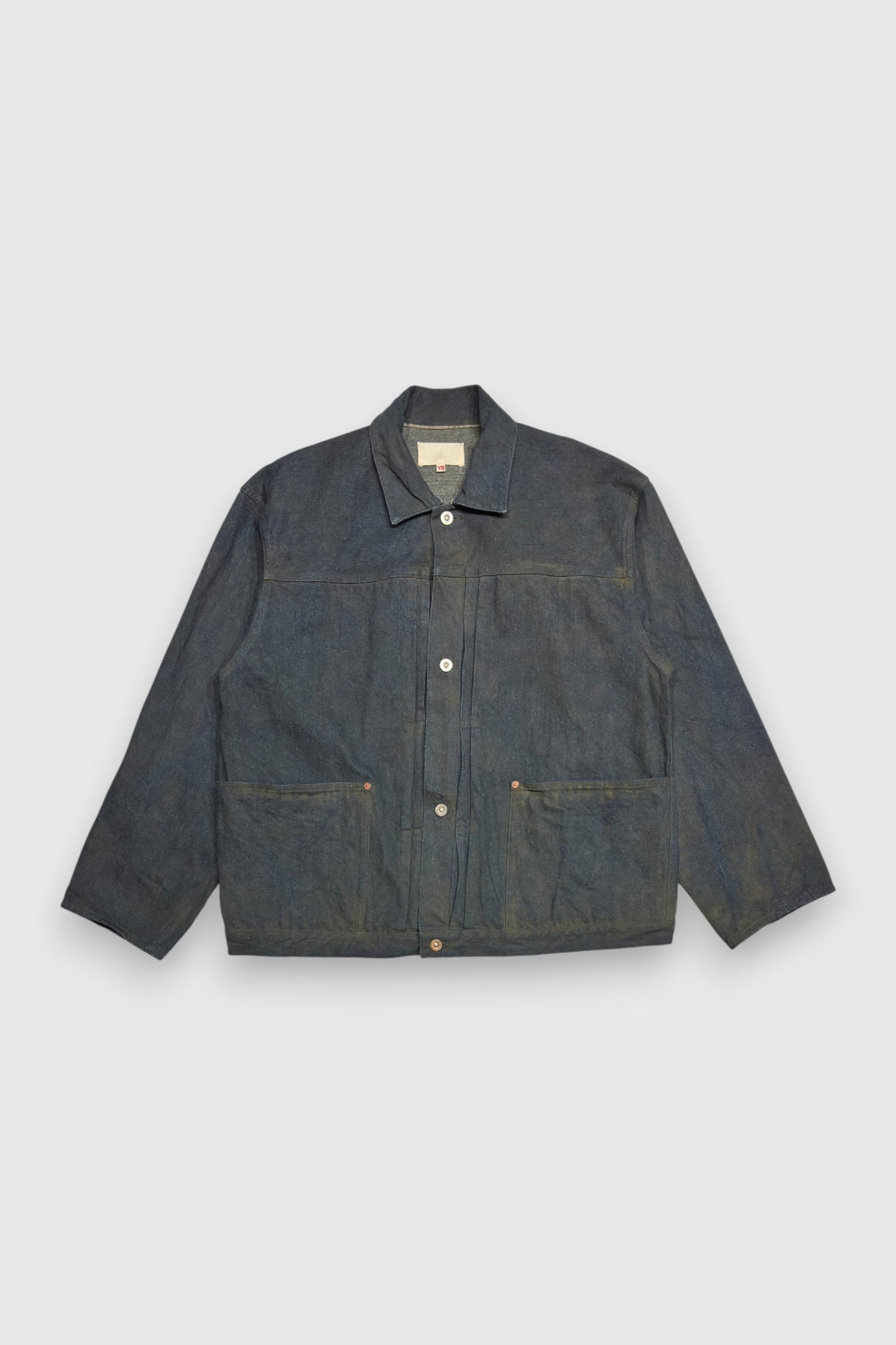 【YOKO SAKAMOTO】PLEATS JACKET ( YELLOW OCHRE )