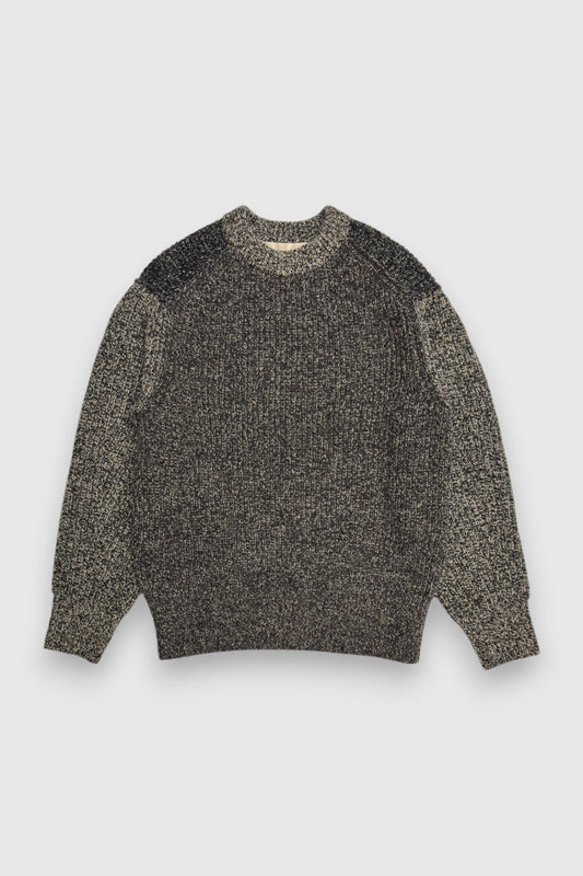 【Slopeslow】crew neck sweater(BK candy)