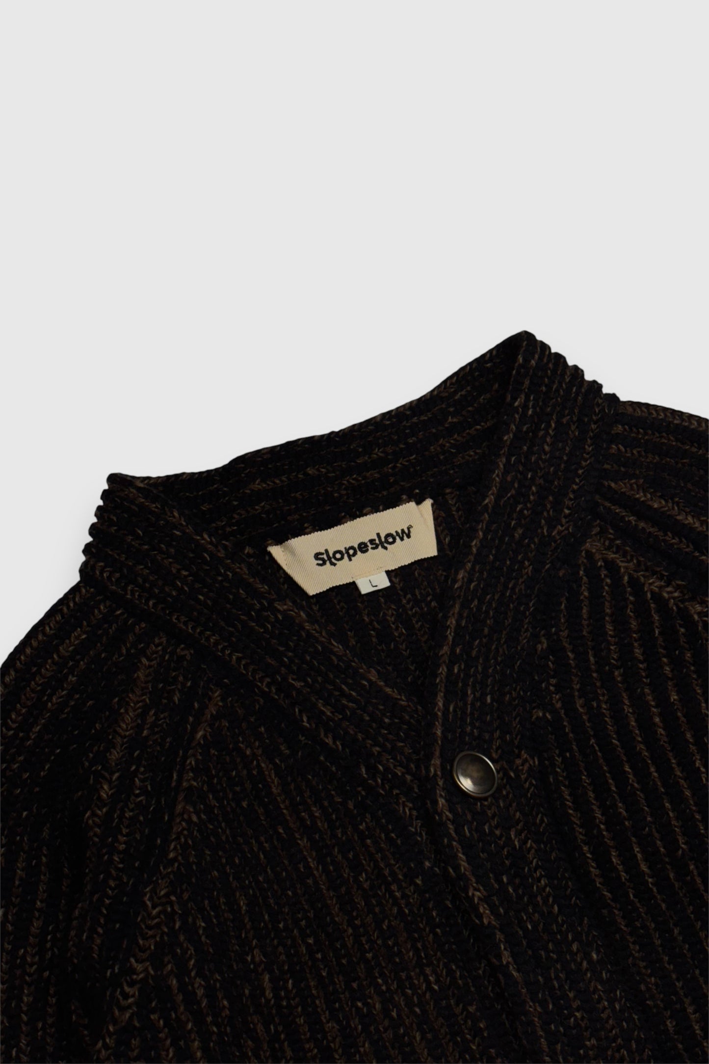 【Slopeslow】V neck cardigan(railroader)