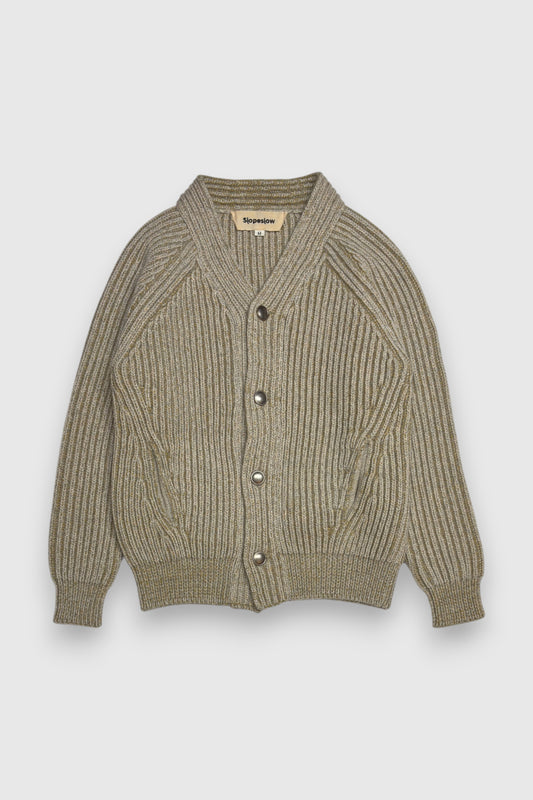 【Slopeslow】V neck cardigan(roquefort)