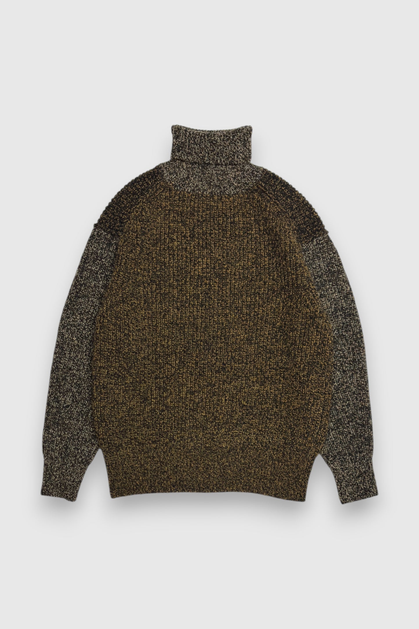 【Slopeslow】turtle neck sweater(tiger camo)