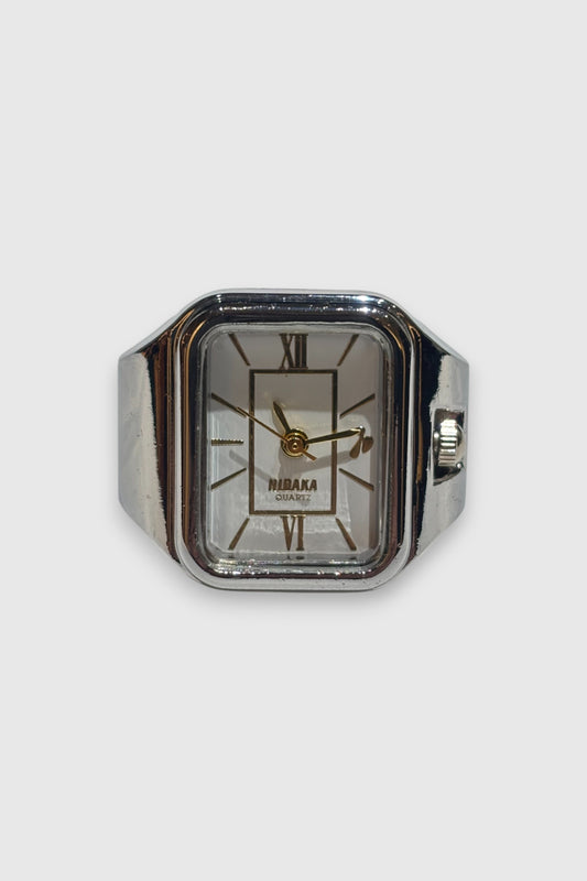 【HIDAKA】Legacy Ring Watch(SV/WH)
