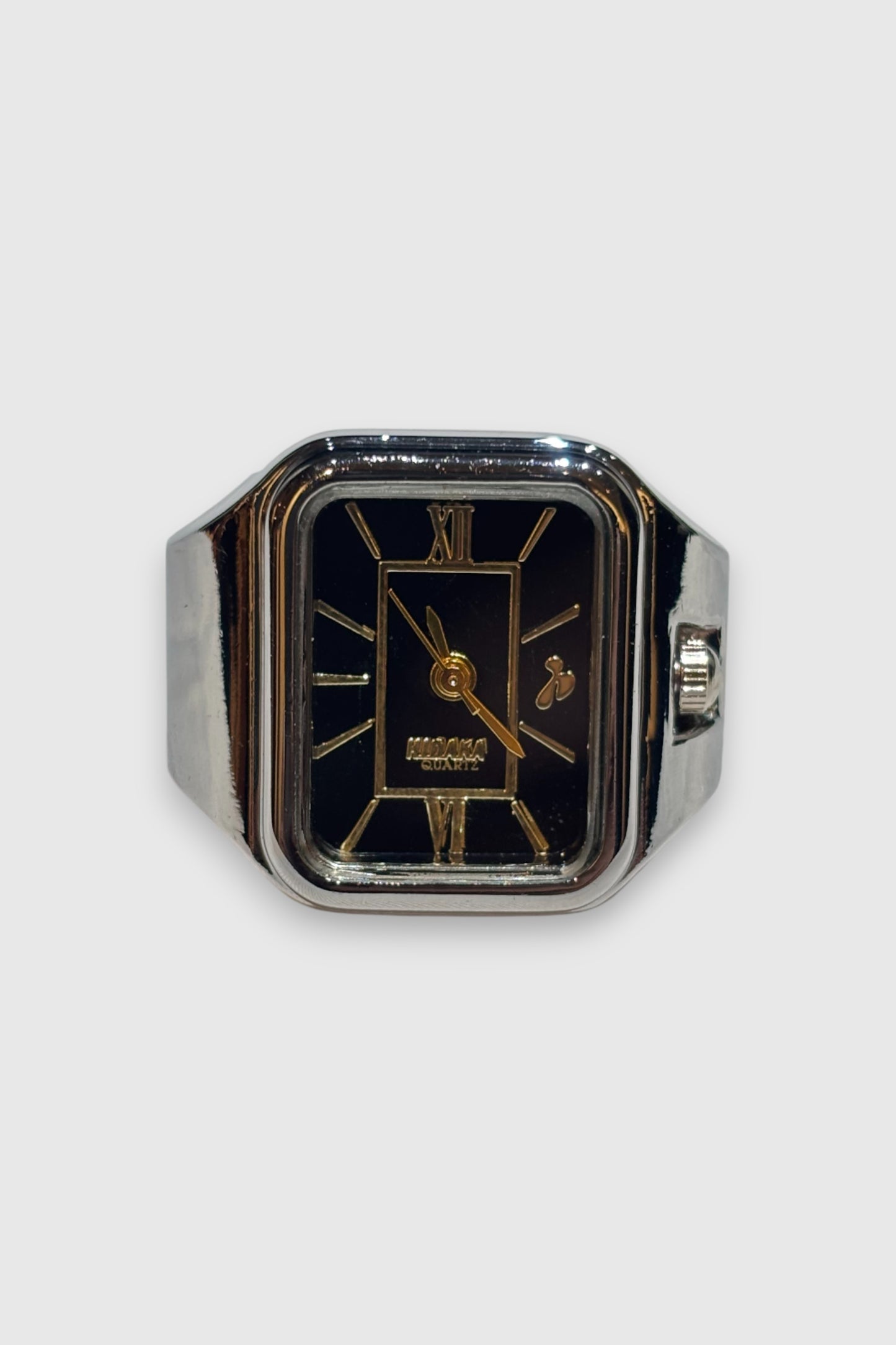 <再入荷>【HIDAKA】Legacy Ring Watch(SV/BK)