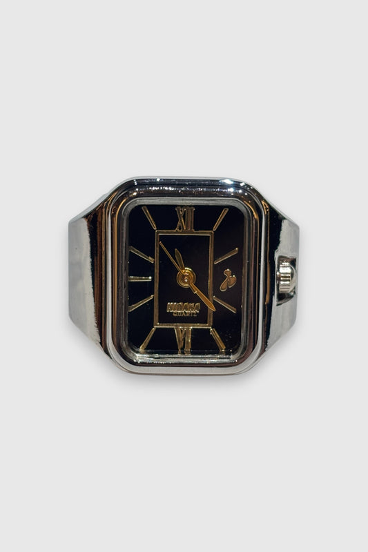【HIDAKA】Legacy Ring Watch(SV/BK)