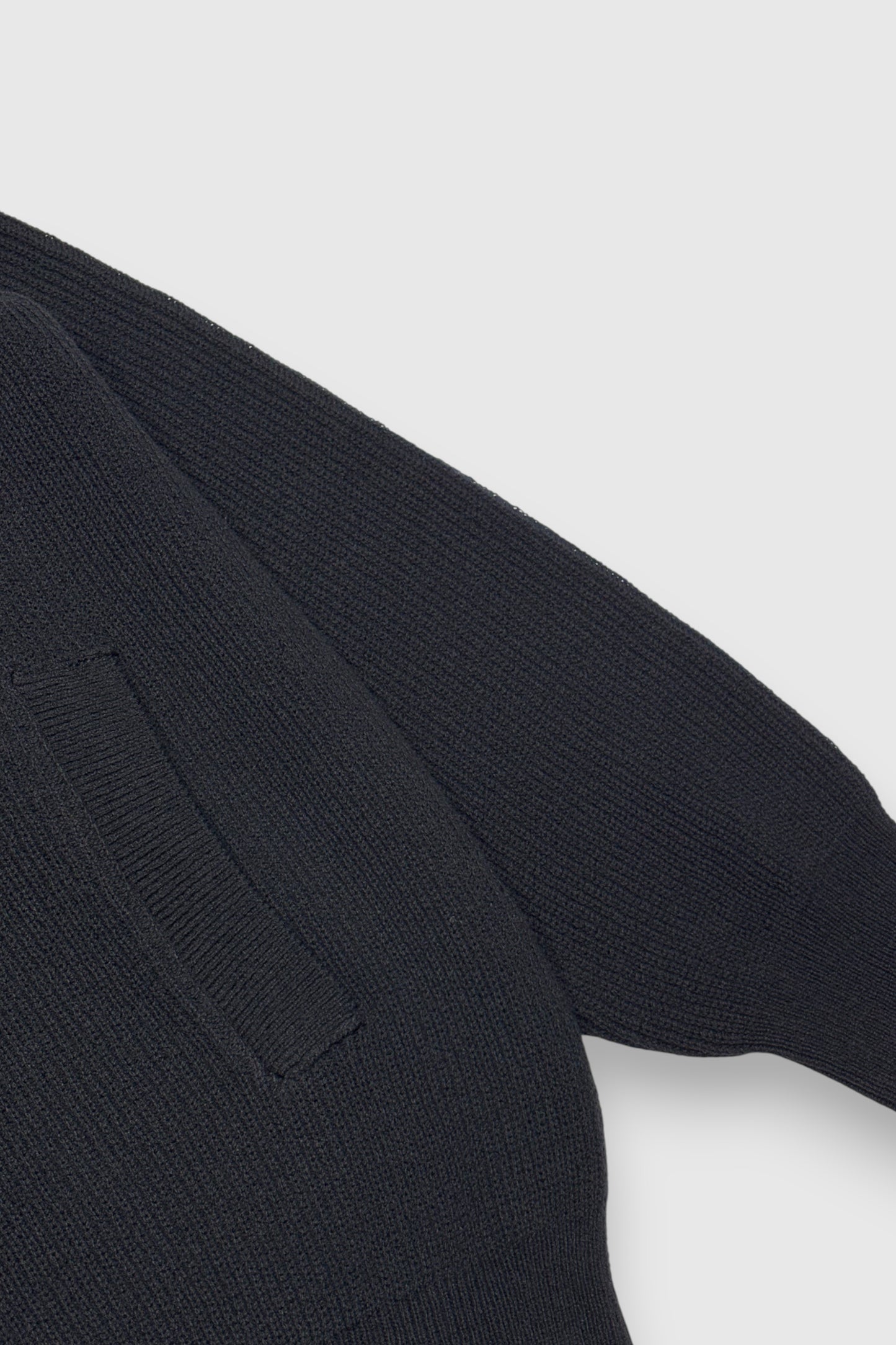 【YOKO SAKAMOTO】DRIVERS KNIT(BLACK)