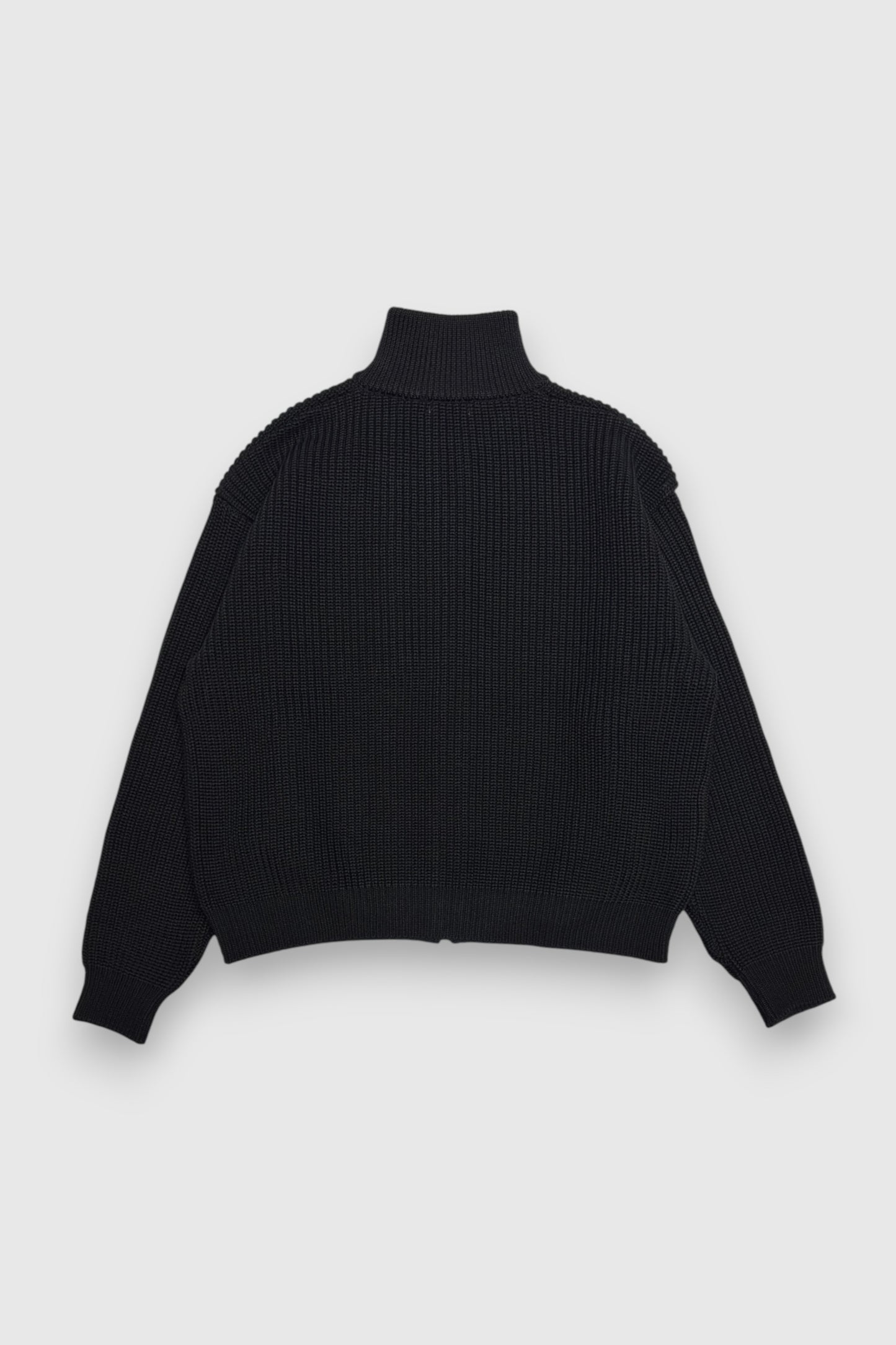 【LOYM】3POCKET DRIVERS KNIT(BLACK)