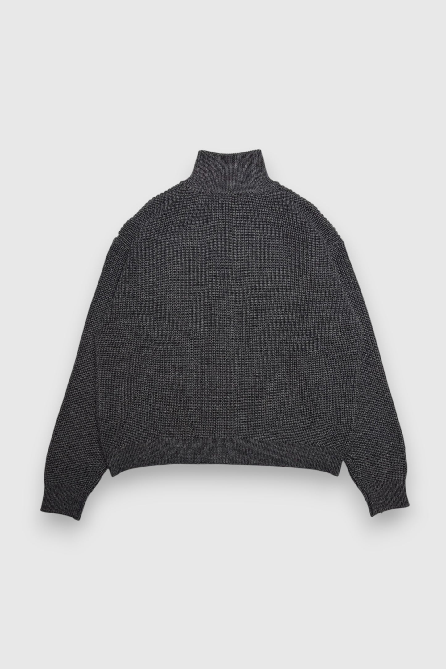 【LOYM】3POCKET DRIVERS KNIT(CHARCOAL GRAY)