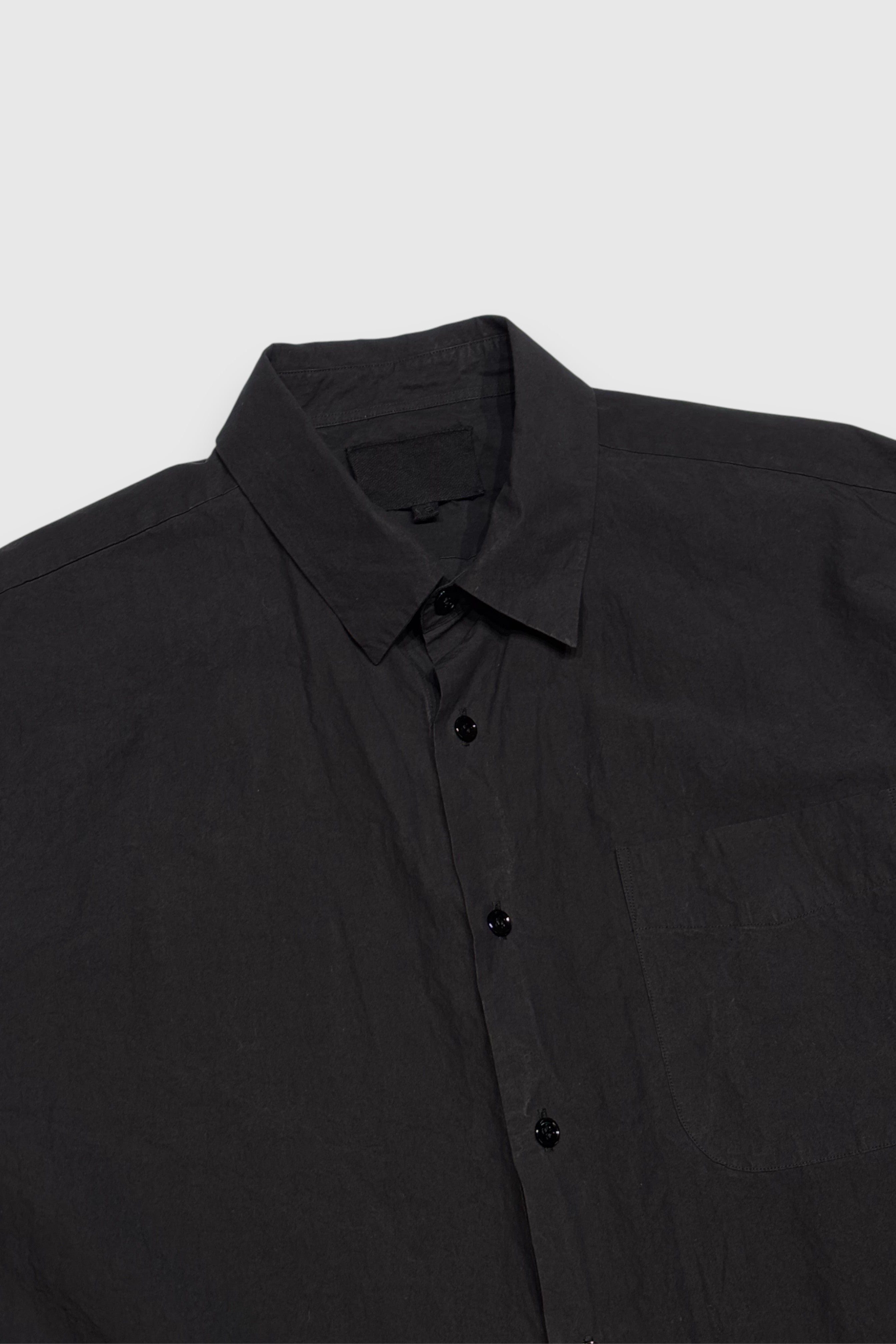 YOKO SAKAMOTO】REGULAR COLLAR SHIRT(BLACK) – NOUNZ