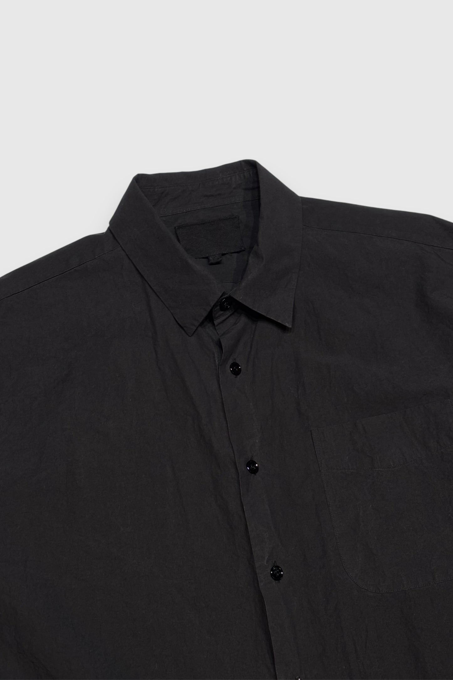 【YOKO SAKAMOTO】REGULAR COLLAR SHIRT(BLACK)