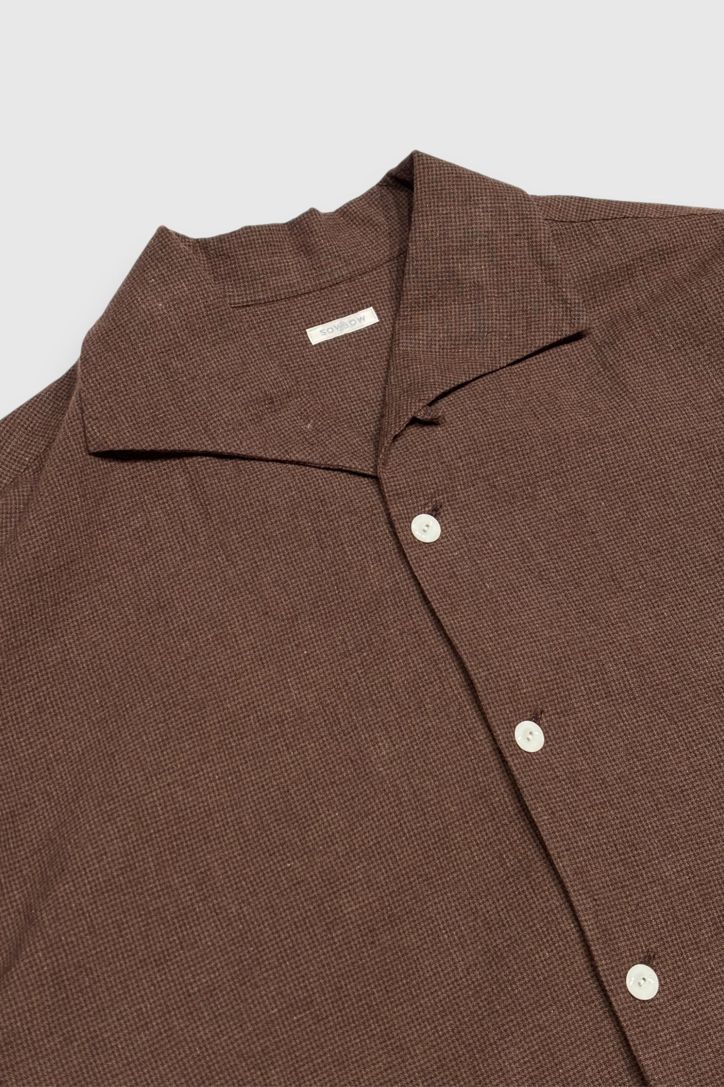 【SOWBOW】SOWBOW SHIRTS A(W) / ONE PIECE COLLAR WIDE