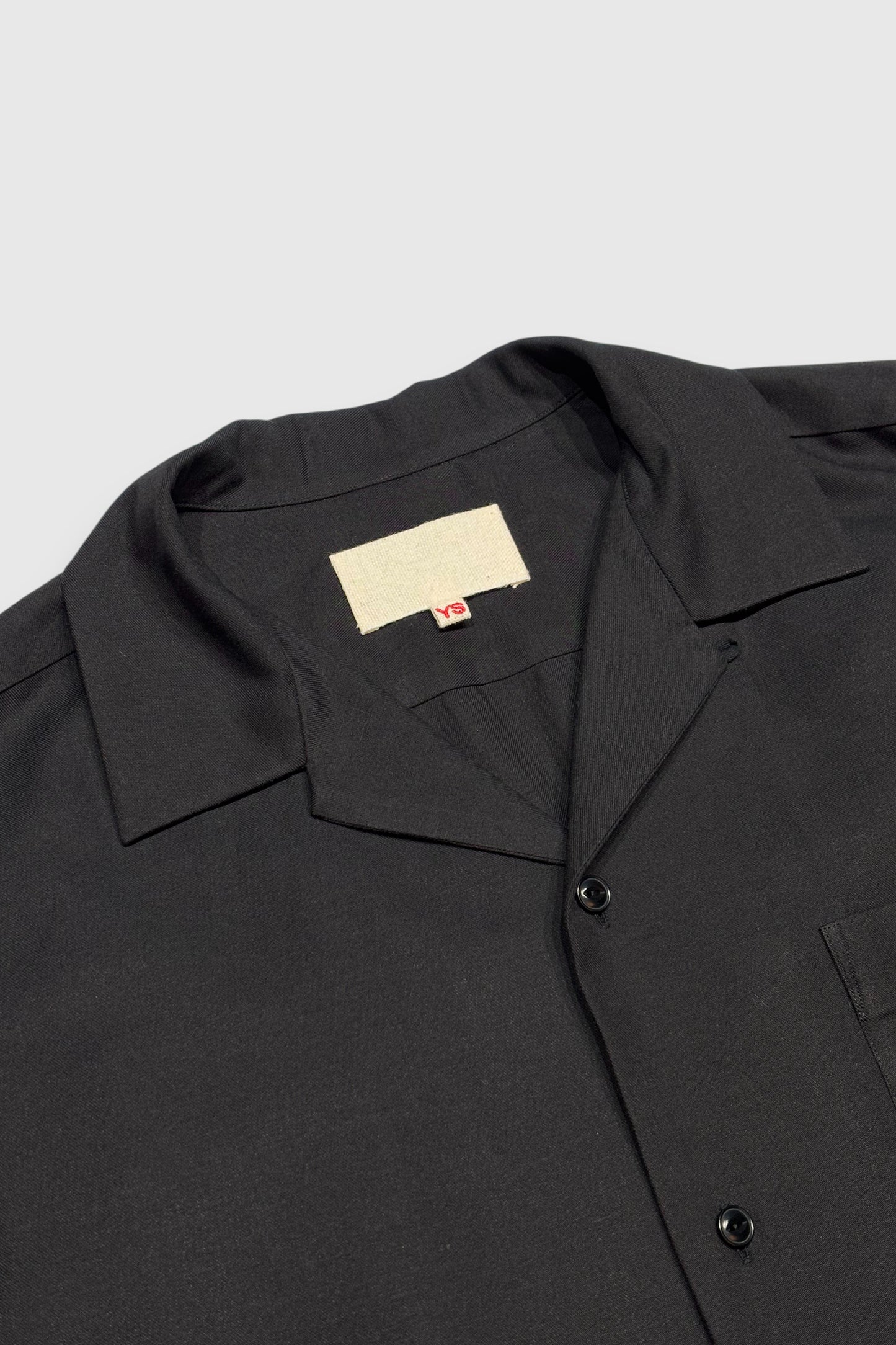【YOKO SAKAMOTO】OPEN COLLAR SHIRT