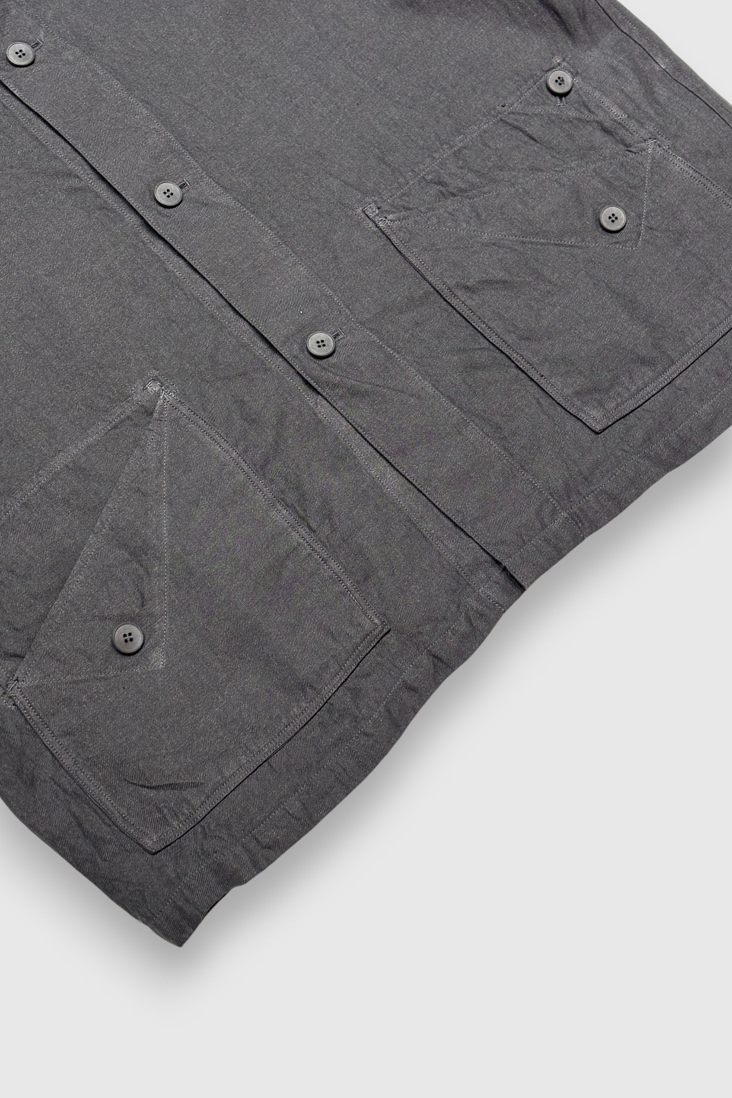 【MITTAN】和紙大麻ジャケット（墨黒）