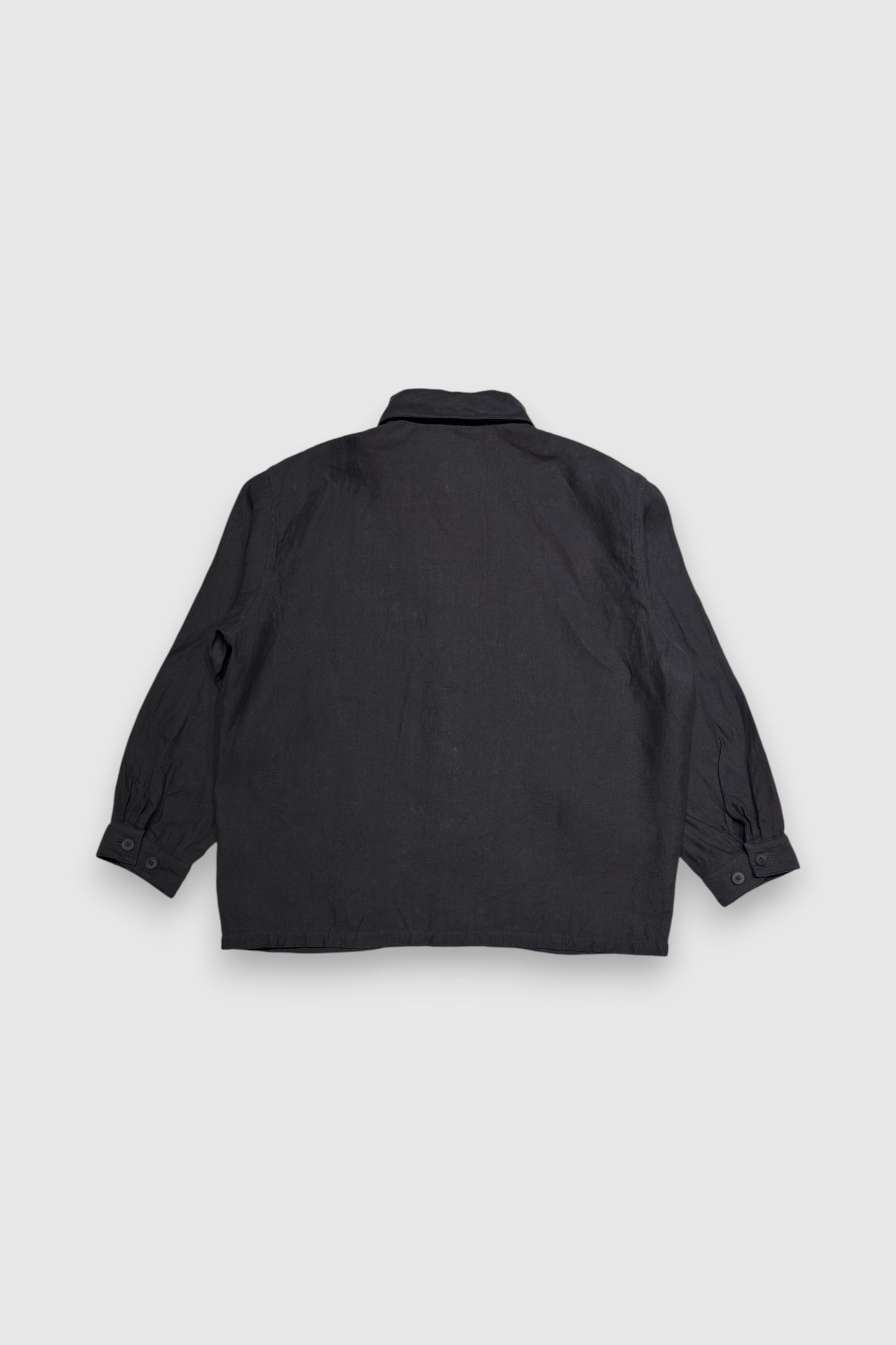 【MITTAN】和紙大麻ジャケット（墨黒）