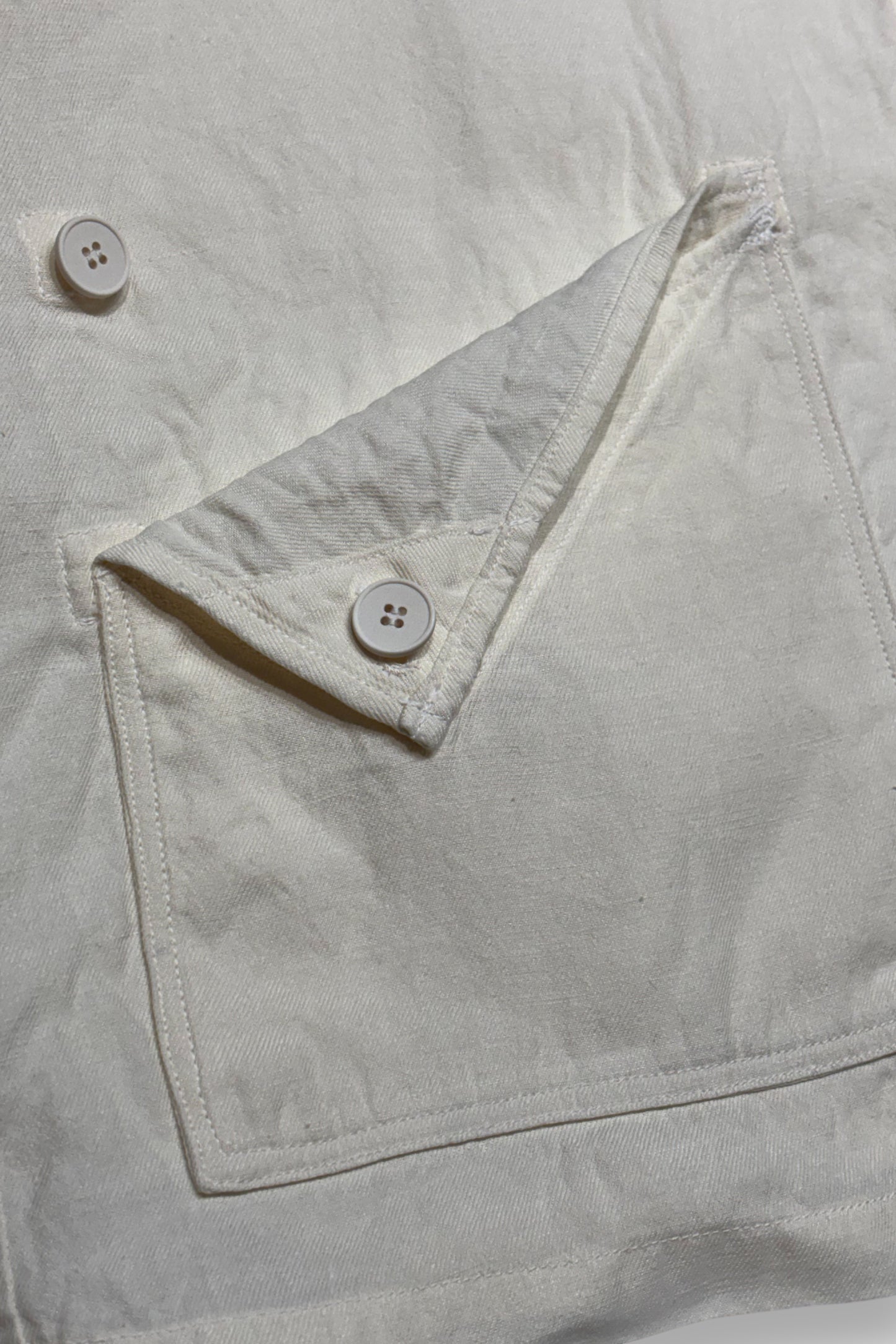 【MITTAN】和紙大麻ジャケット（白）