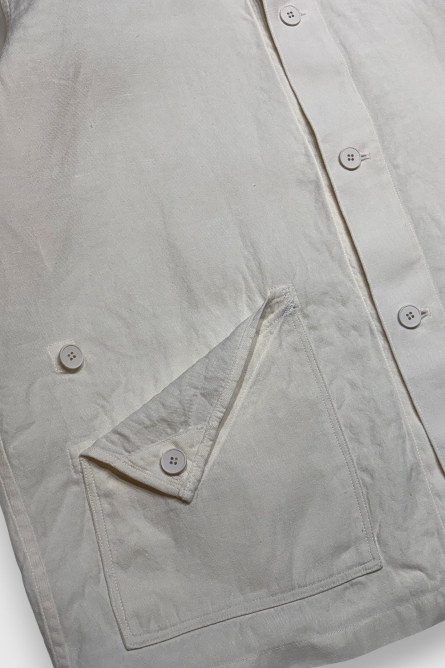 【MITTAN】和紙大麻ジャケット（白）