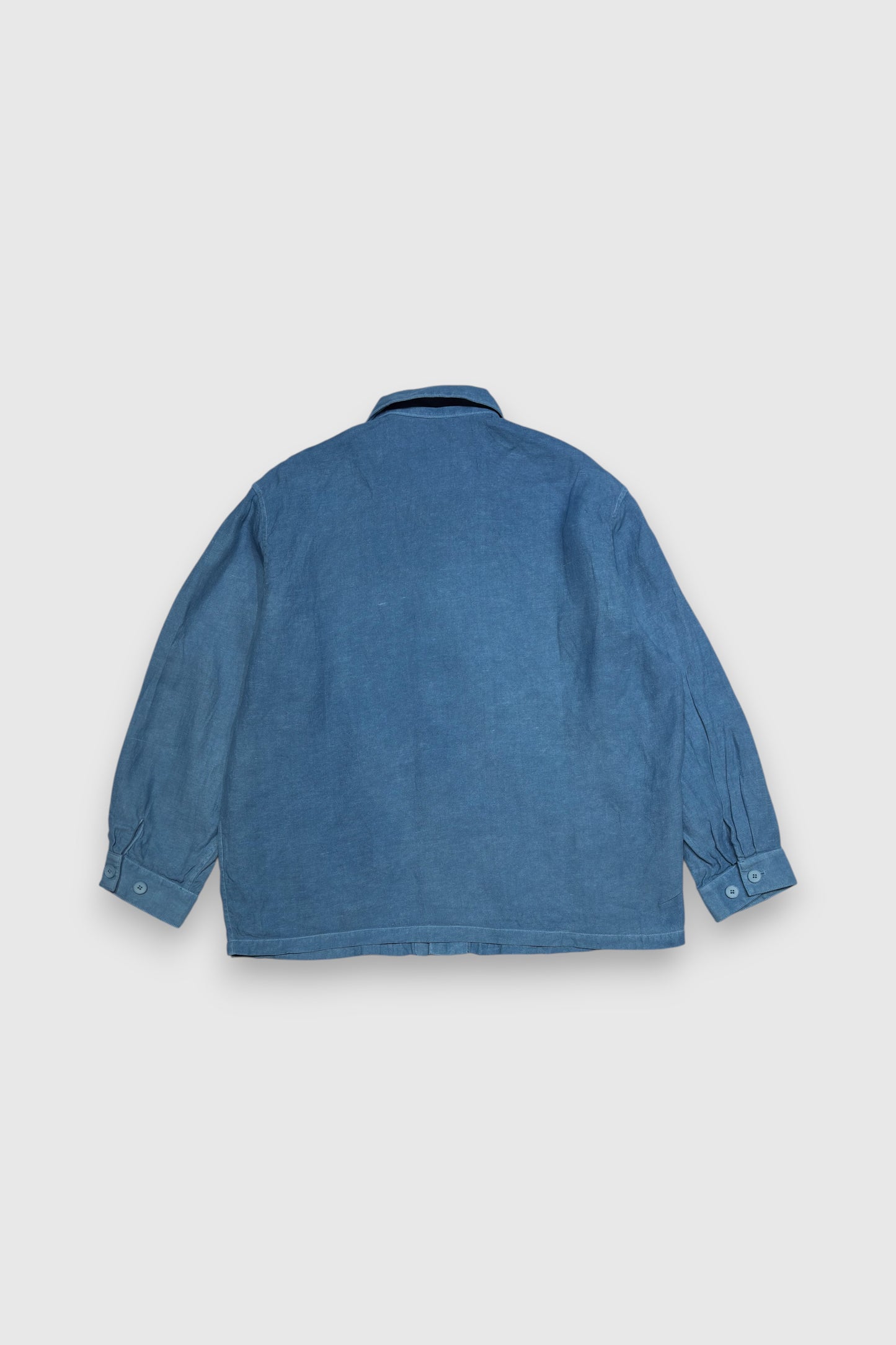 【MITTAN】和紙大麻ジャケット（草木染　藍（淡））