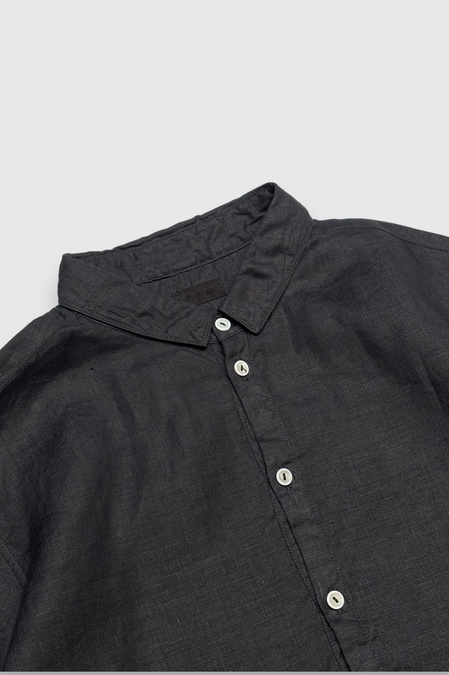 【MITTAN】大麻シャツ大(墨黒)