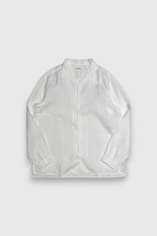 【MITTAN】大麻開襟シャツ(白)