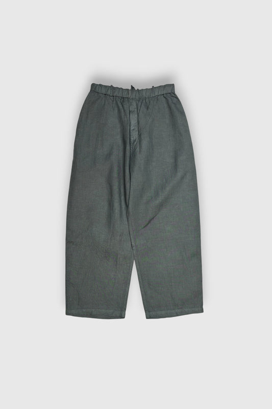 【MITTAN】大麻ワイド(草木濃染　藍×鬱金×墨)