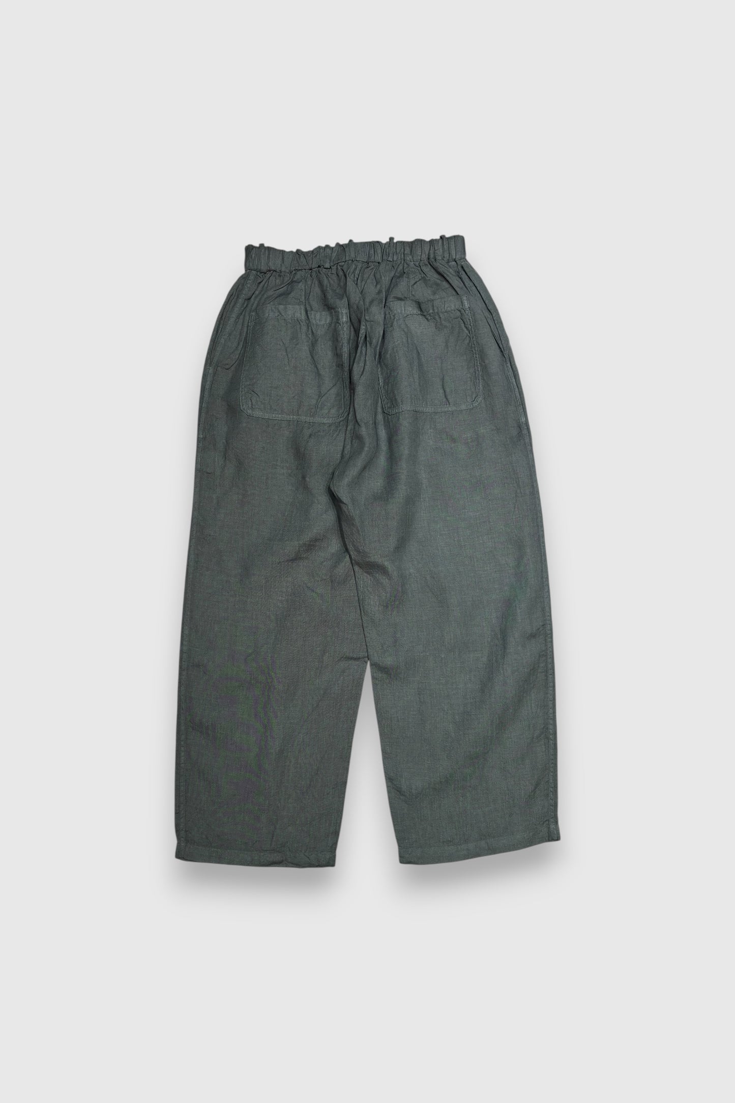 【MITTAN】大麻ワイド(草木濃染　藍×鬱金×墨)