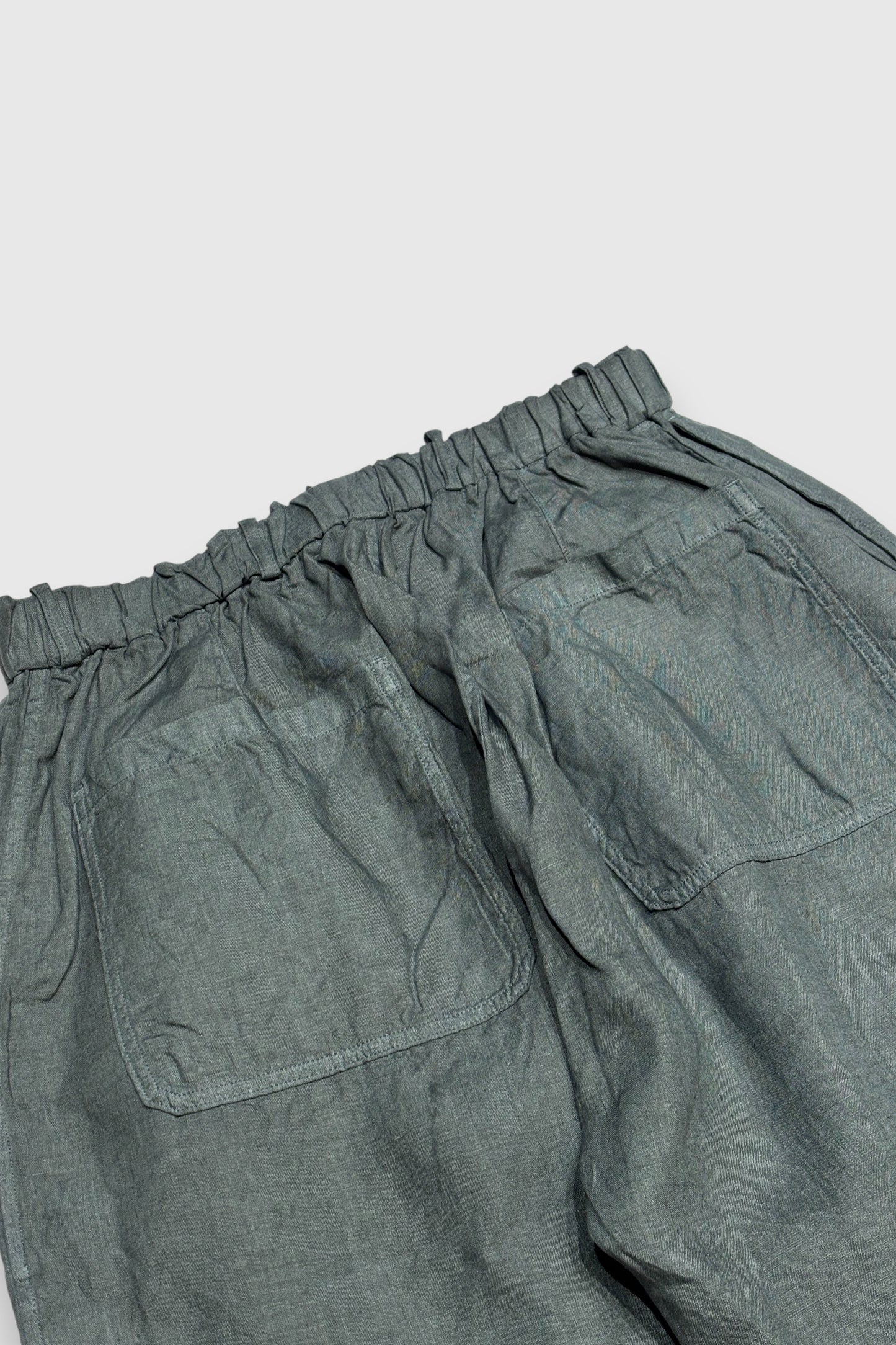 【MITTAN】大麻ワイド(草木濃染　藍×鬱金×墨)