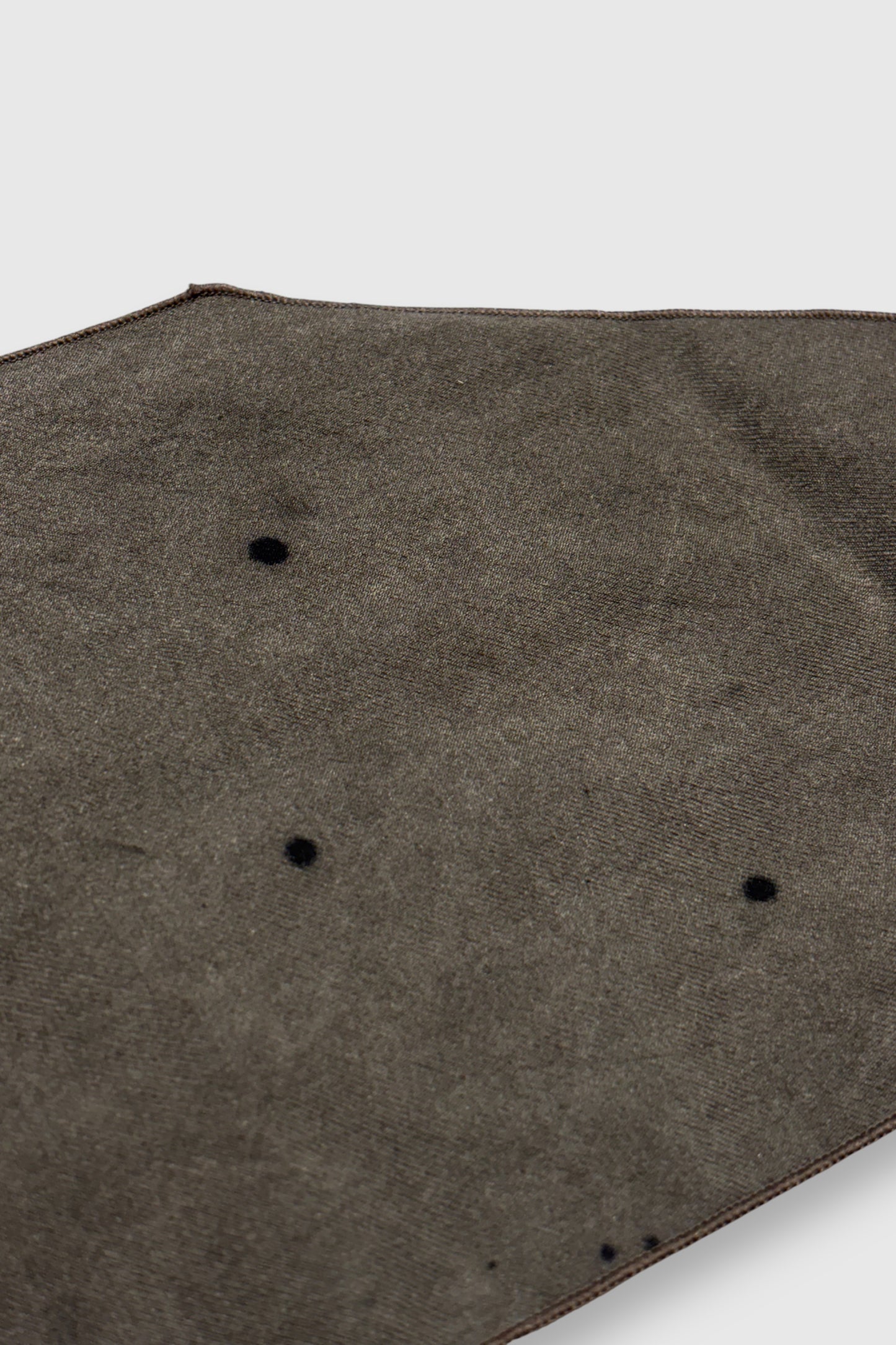 【YOKO SAKAMOTO】SHORT SCARF(BLACK RICE×WALNUT×SUMIINK)