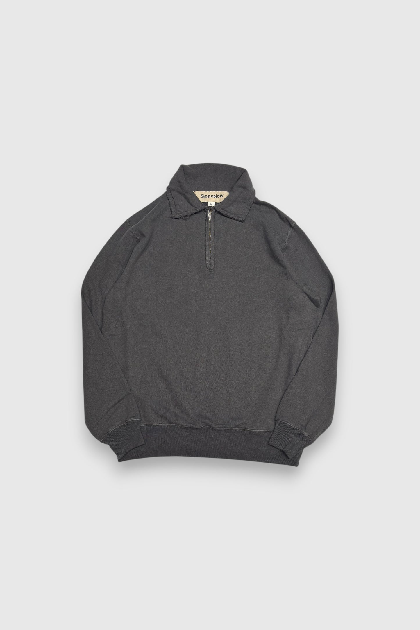 【Slopeslow】half zip top (carbon)