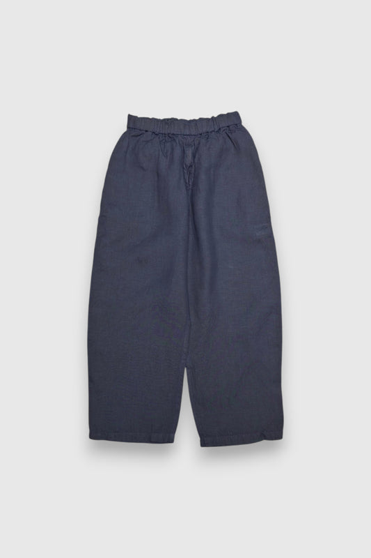 【MITTAN】大麻ワイド（草木染　インディゴ×柿渋）