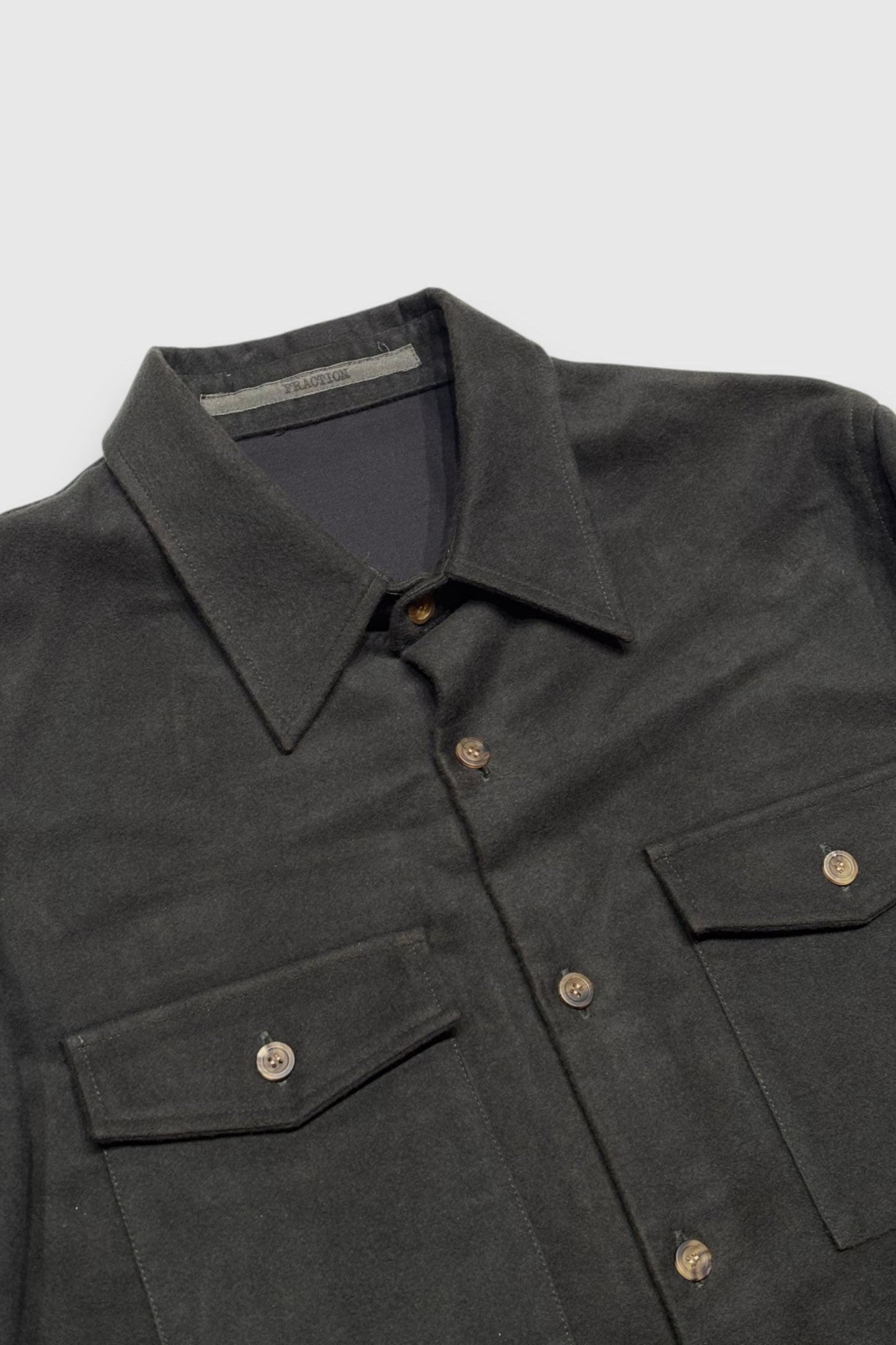 《予約商品》【FRACTION】UTILITY SHIRT(COTTON/SILK)