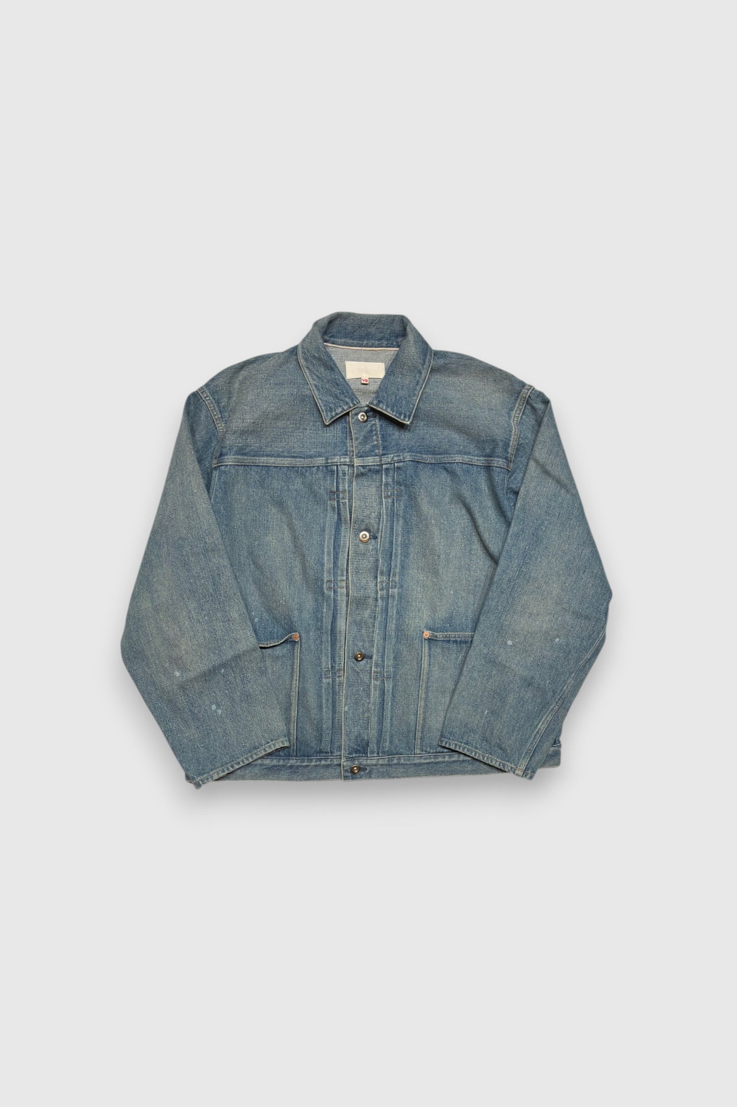 【YOKO SAKAMOTO】PLEATS JACKET (FADE INDIGO)