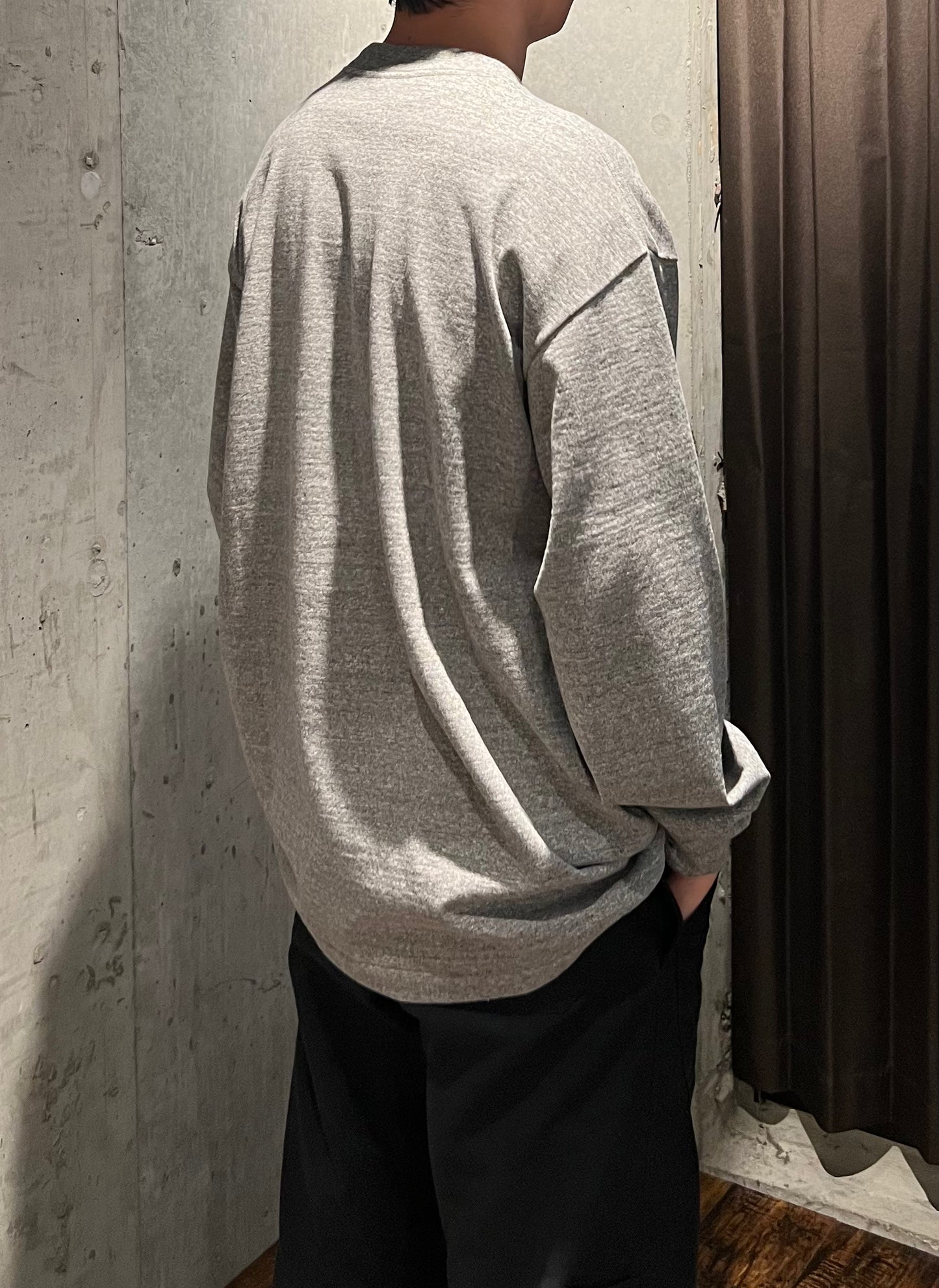 【YOKO SAKAMOTO】TUBE L/S T-SHIRT (HEATHER GRAY)