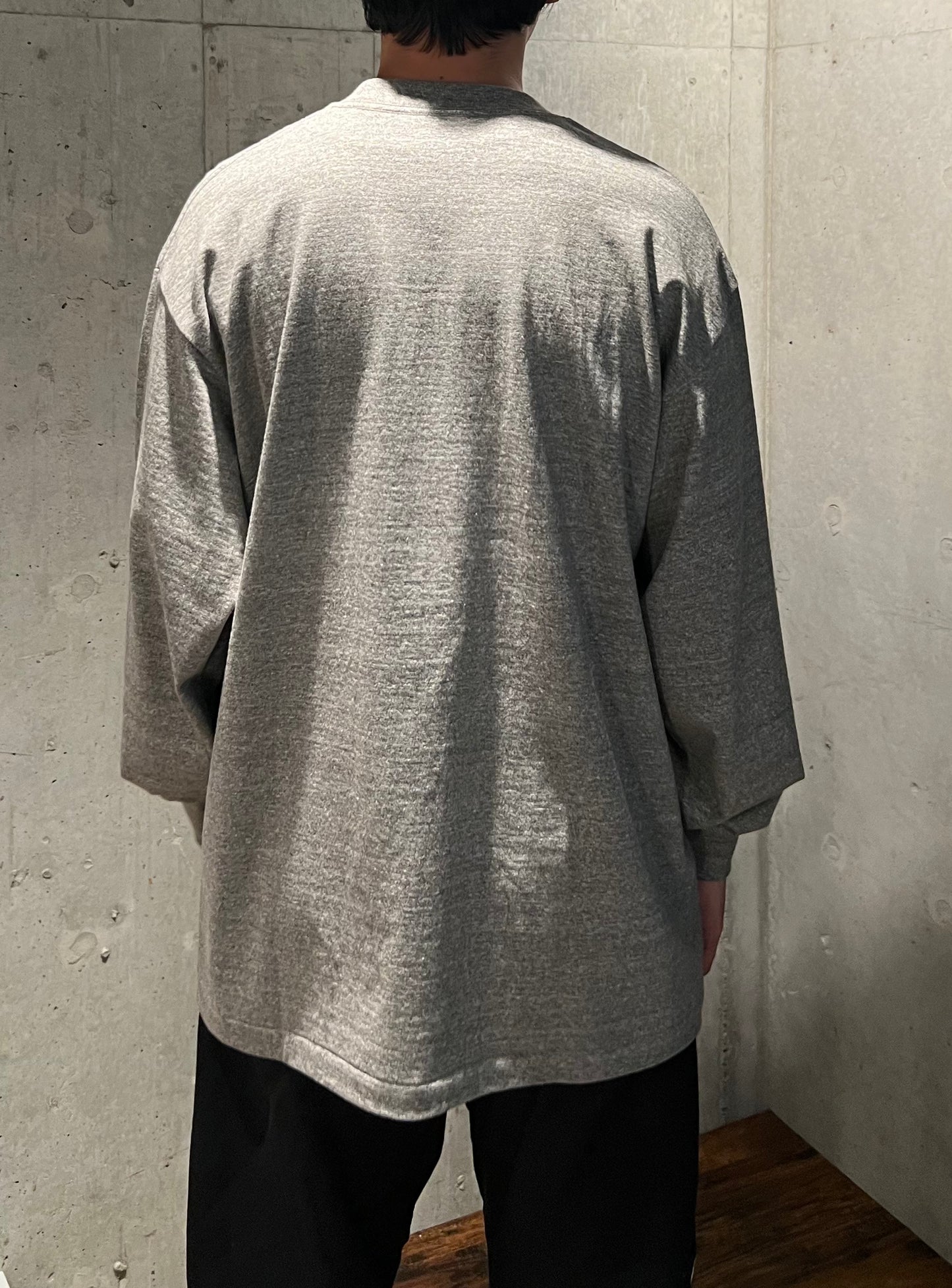 【YOKO SAKAMOTO】TUBE L/S T-SHIRT (HEATHER GRAY)