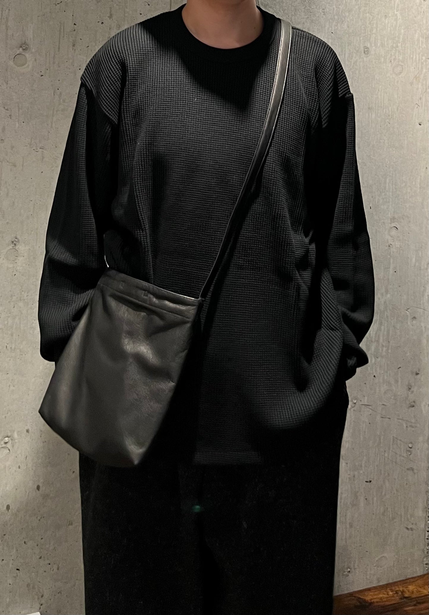 【YOKO SAKAMOTO】RESEARCHER BAG - MEDIUM (BLACK-FG)